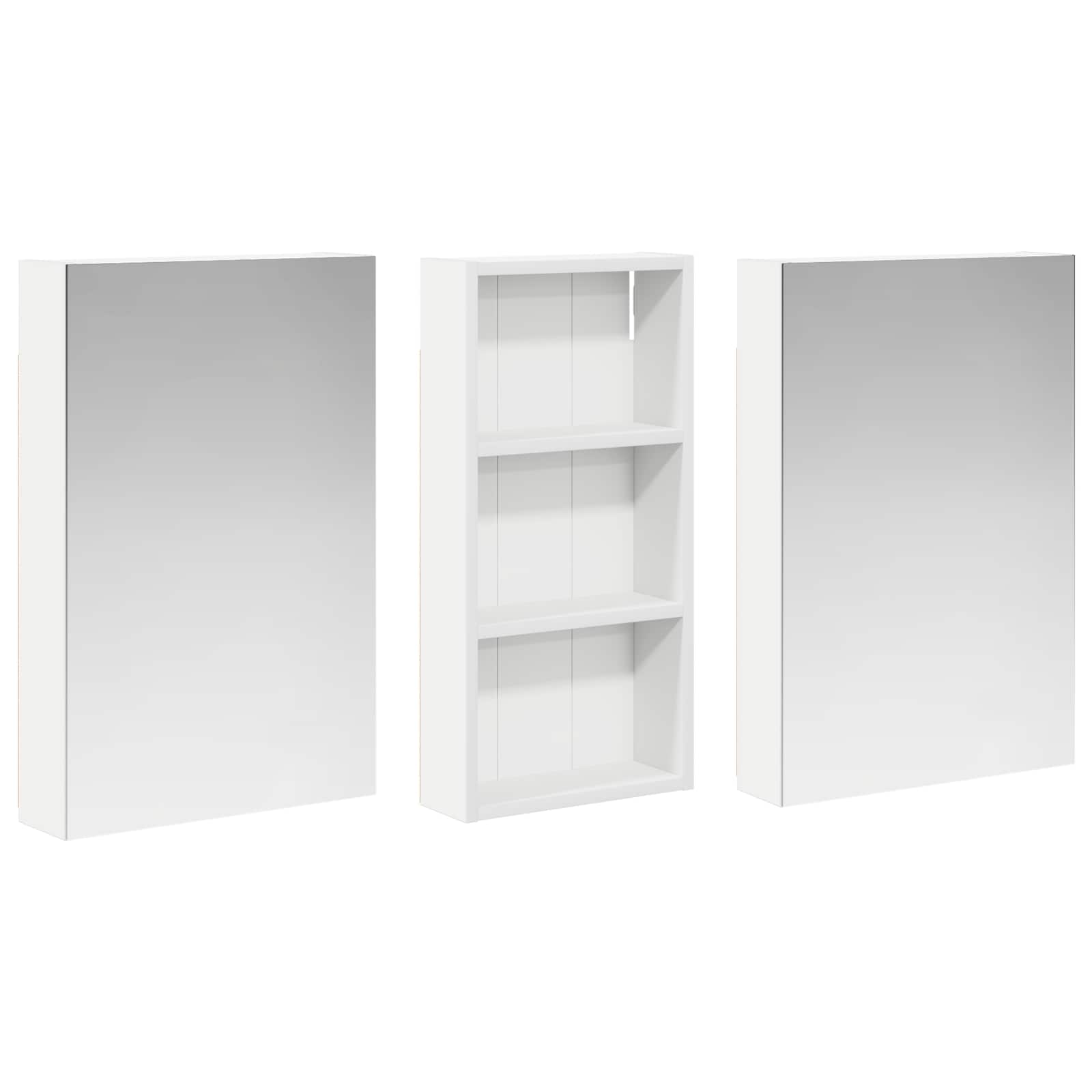 vidaXL Zestaw Szafek Łazienkowych z półką 3 pcs 110 x 10,5 x 60,5 cm