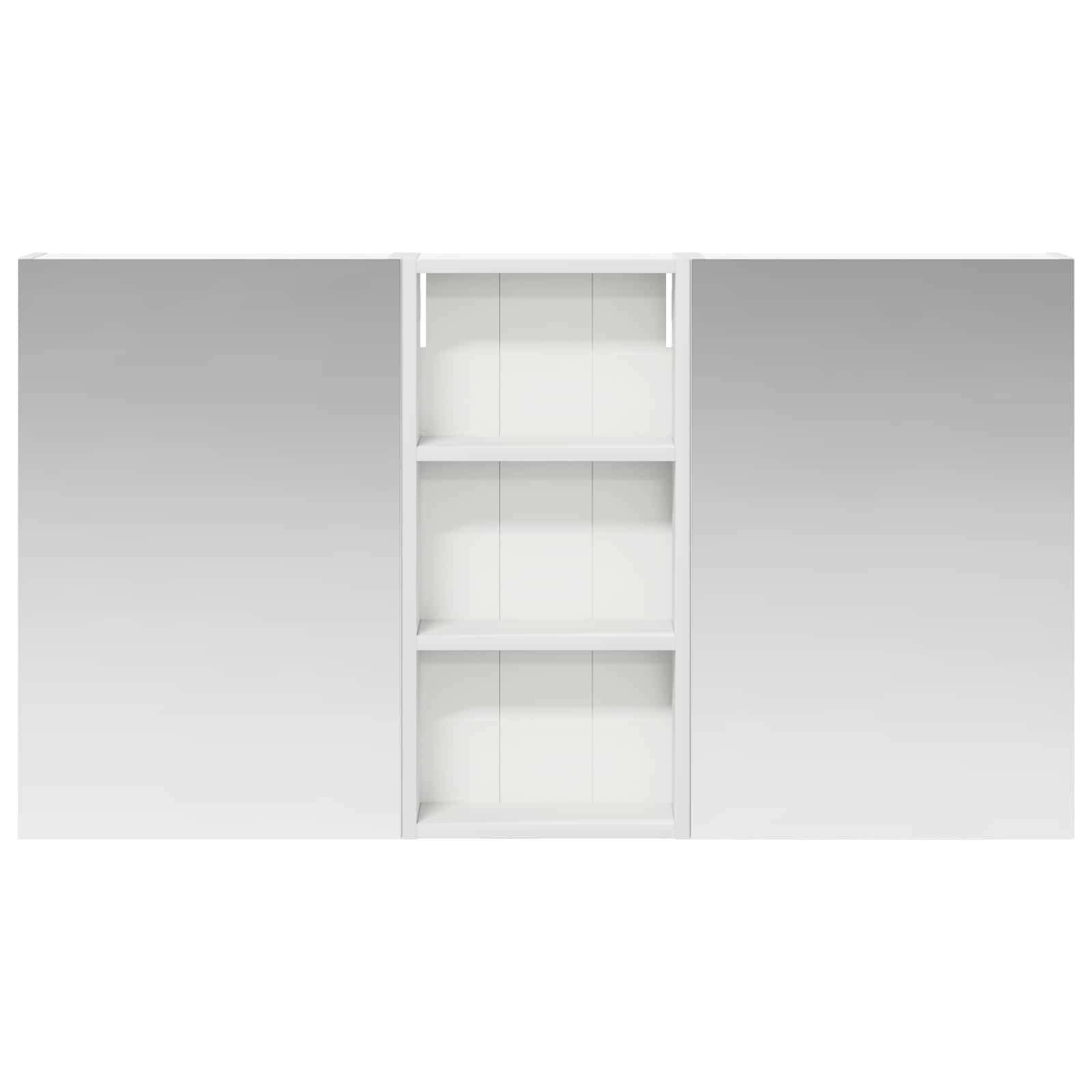 vidaXL Zestaw Szafek Łazienkowych z półką 3 pcs 110 x 10,5 x 60,5 cm