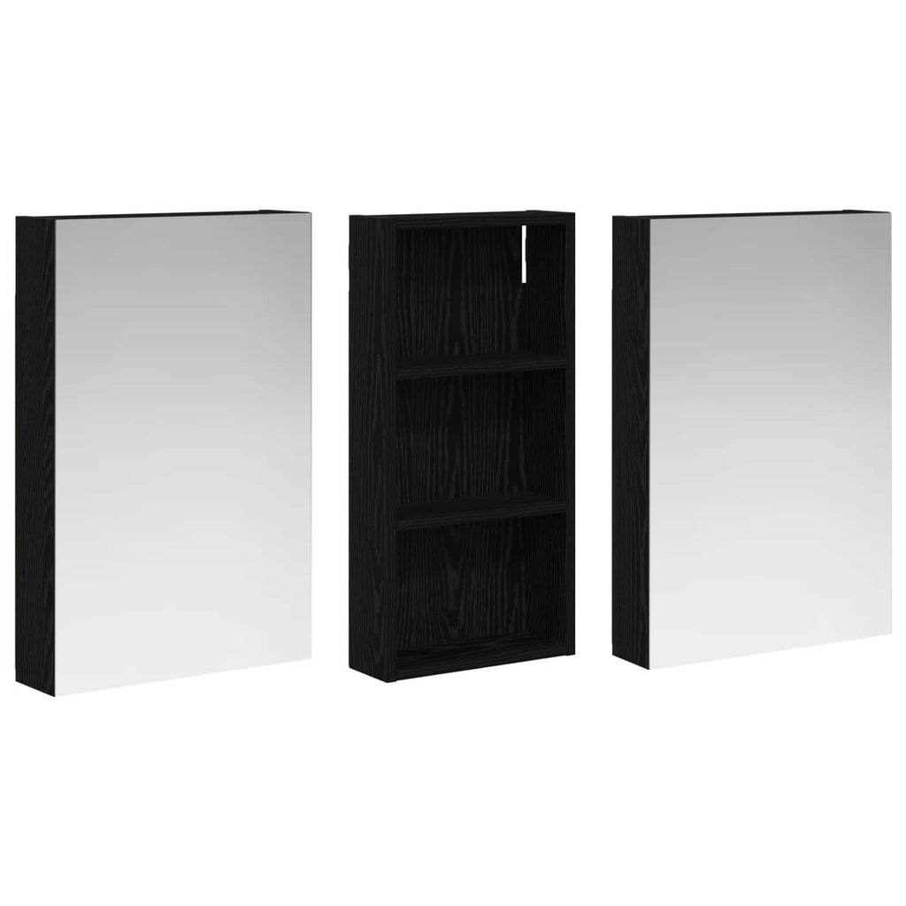 vidaXL Zestaw Szafek Łazienkowych z półką 3 pcs 110 x 10,5 x 60,5 cm