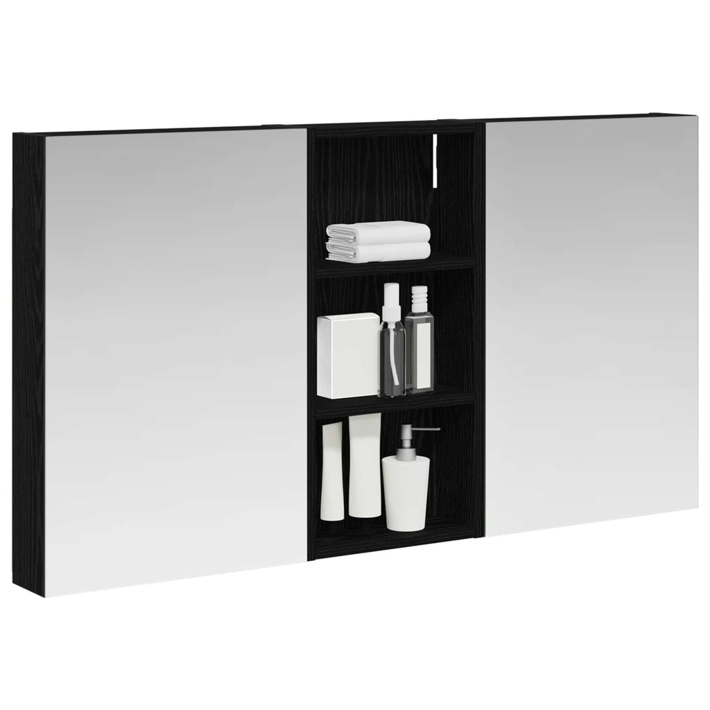 vidaXL Zestaw Szafek Łazienkowych z półką 3 pcs 110 x 10,5 x 60,5 cm