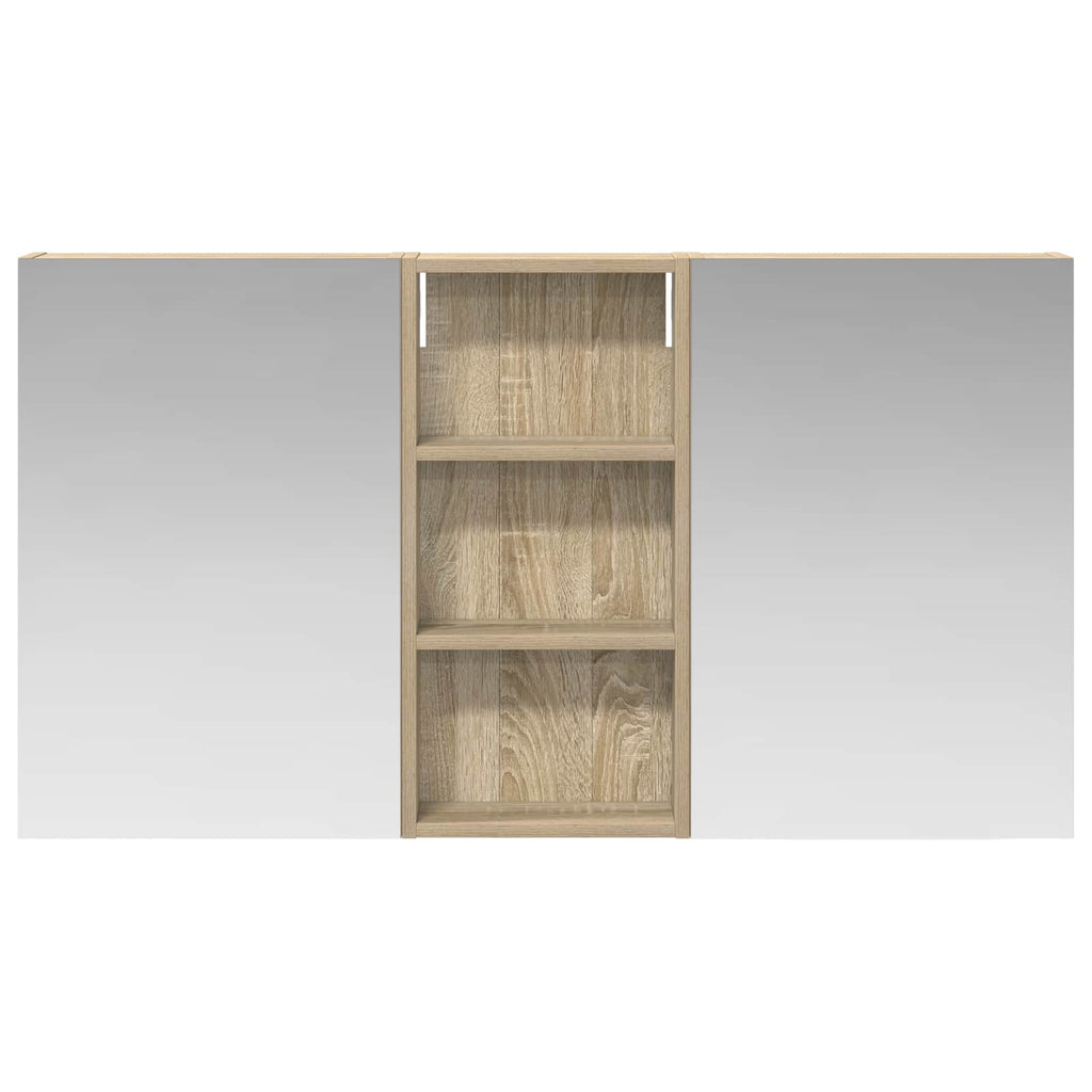 vidaXL Zestaw Szafek Łazienkowych z półką 3 pcs 110 x 10,5 x 60,5 cm