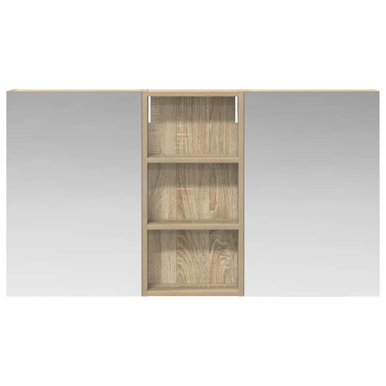 vidaXL Zestaw Szafek Łazienkowych z półką 3 pcs 110 x 10,5 x 60,5 cm