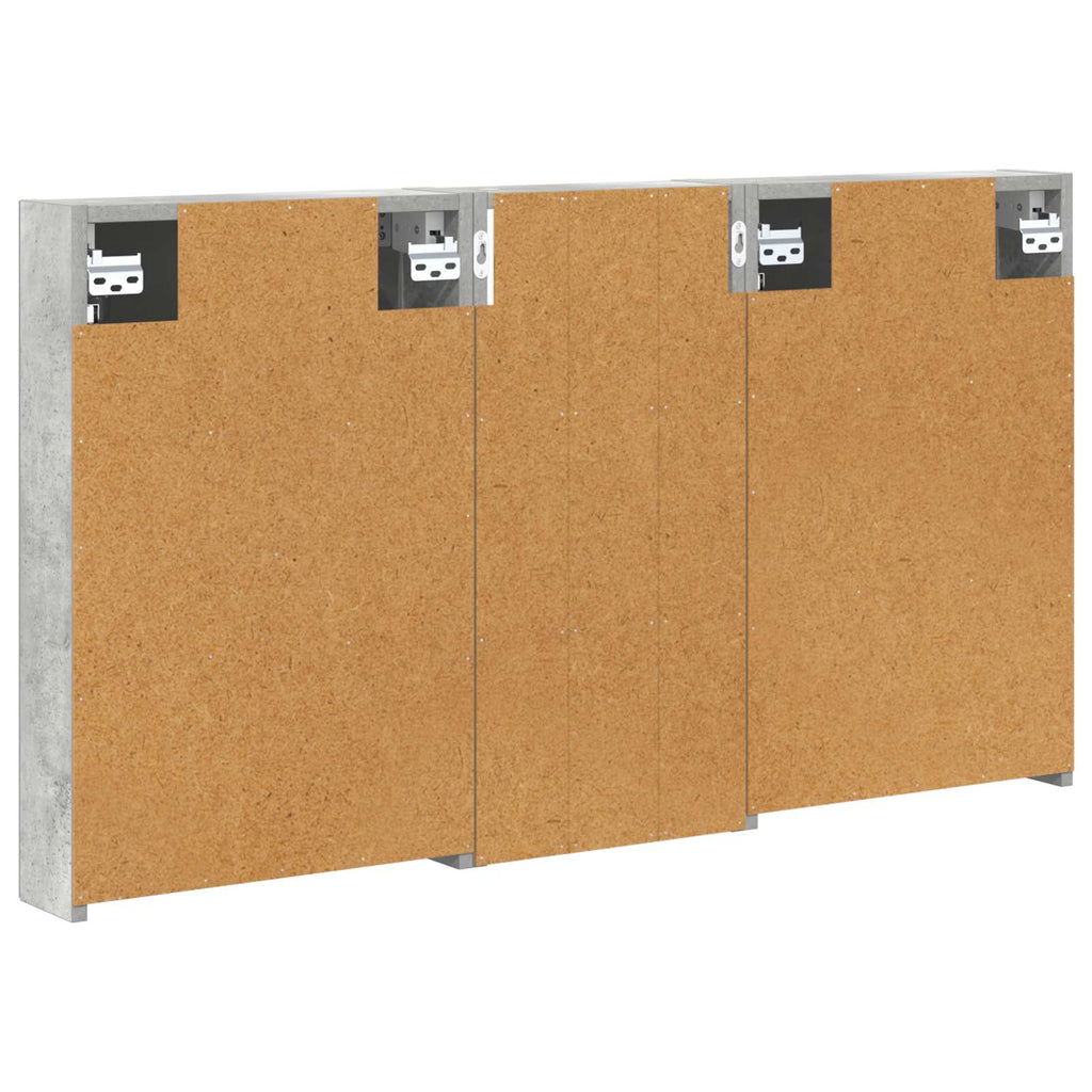vidaXL Zestaw Szafek Łazienkowych z półką 3 pcs 110 x 10,5 x 60,5 cm
