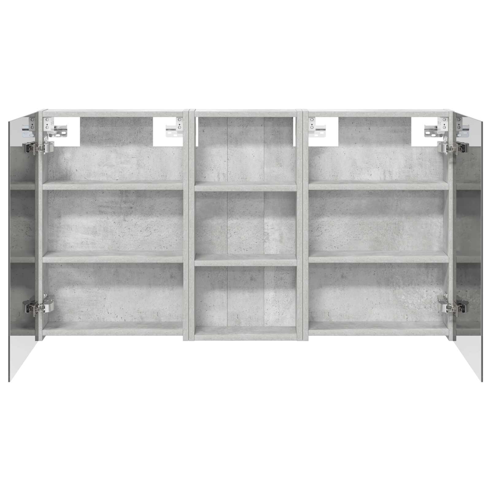 vidaXL Zestaw Szafek Łazienkowych z półką 3 pcs 110 x 10,5 x 60,5 cm