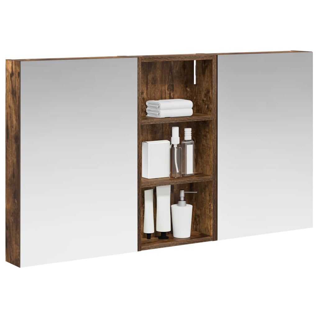 vidaXL Zestaw Szafek Łazienkowych z półką 3 pcs 110 x 10,5 x 60,5 cm