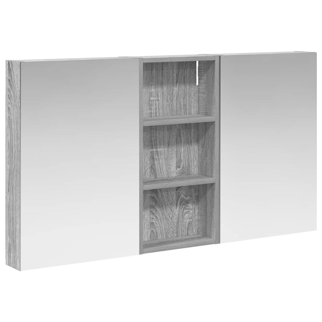 vidaXL Zestaw Szafek Łazienkowych z półką 3 pcs 110 x 10,5 x 60,5 cm