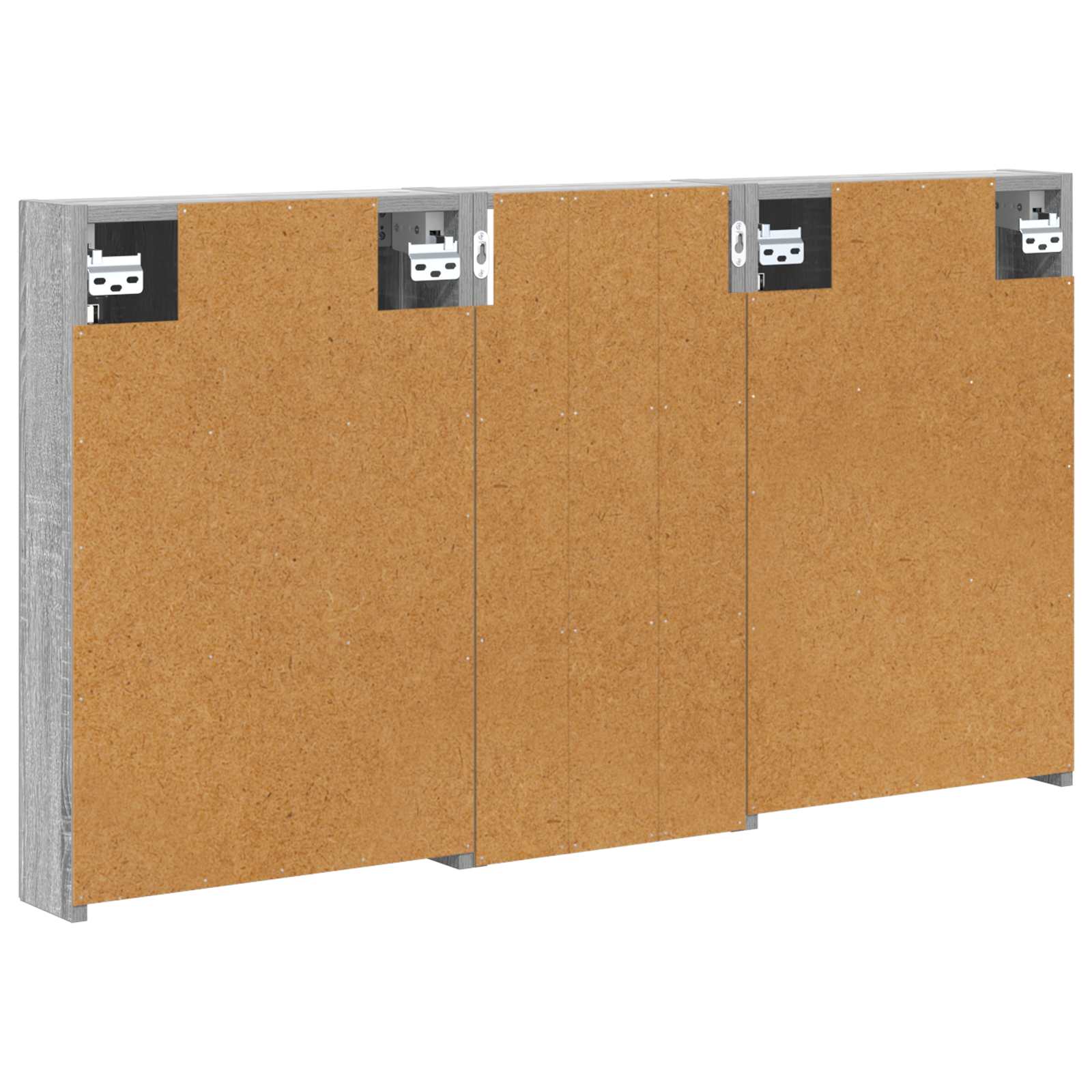 vidaXL Zestaw Szafek Łazienkowych z półką 3 pcs 110 x 10,5 x 60,5 cm