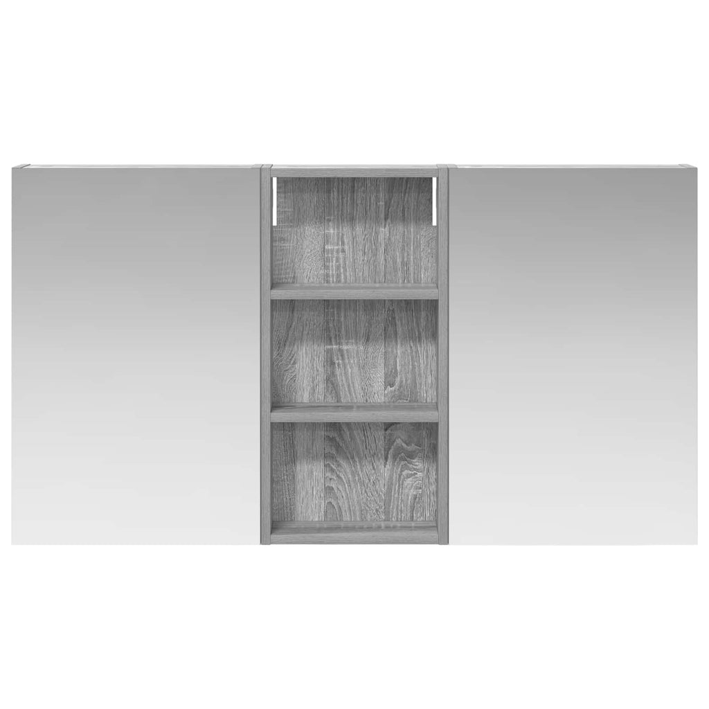 vidaXL Zestaw Szafek Łazienkowych z półką 3 pcs 110 x 10,5 x 60,5 cm