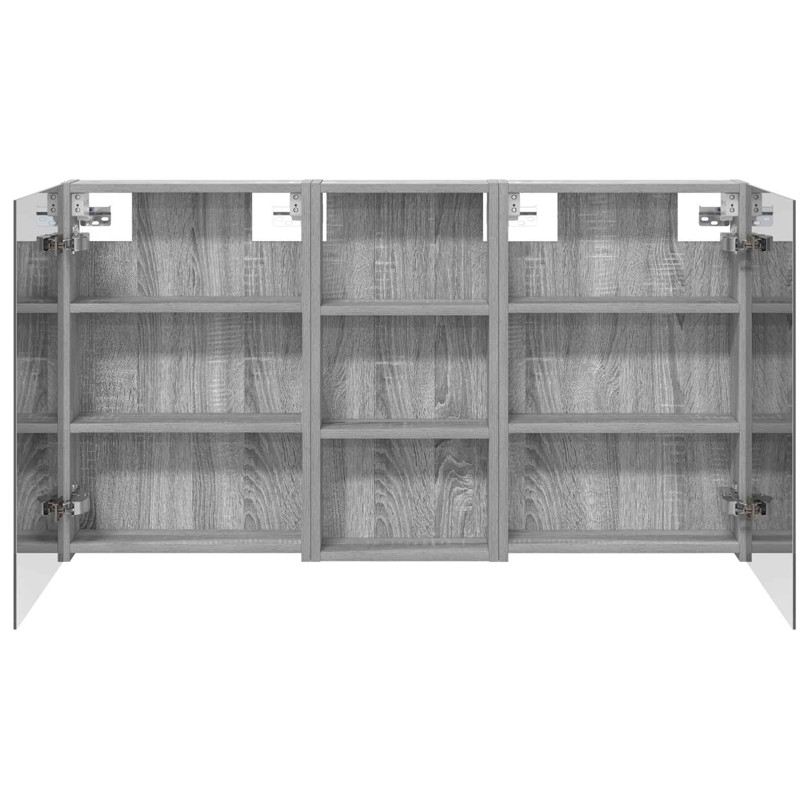 vidaXL Zestaw Szafek Łazienkowych z półką 3 pcs 110 x 10,5 x 60,5 cm
