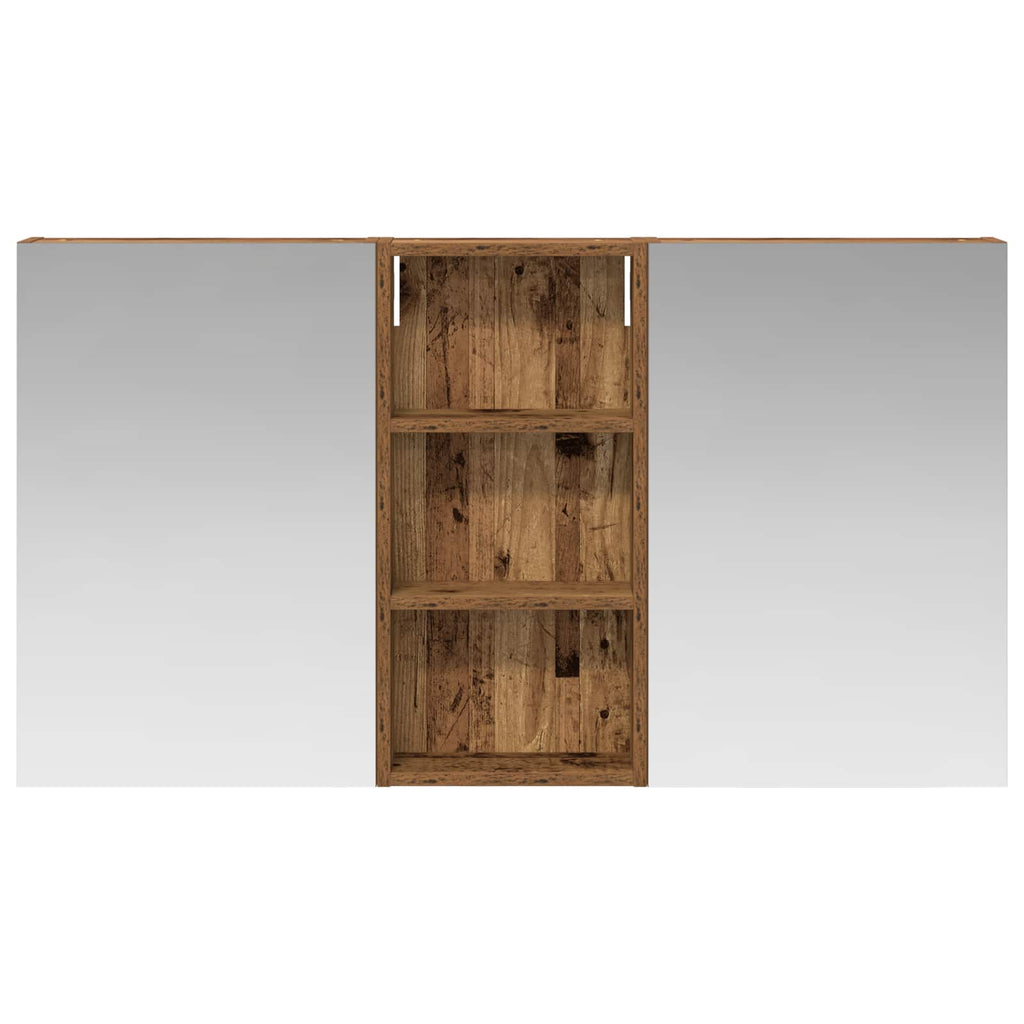 vidaXL Zestaw Szafek Łazienkowych z półką 3 pcs 110 x 10,5 x 60,5 cm