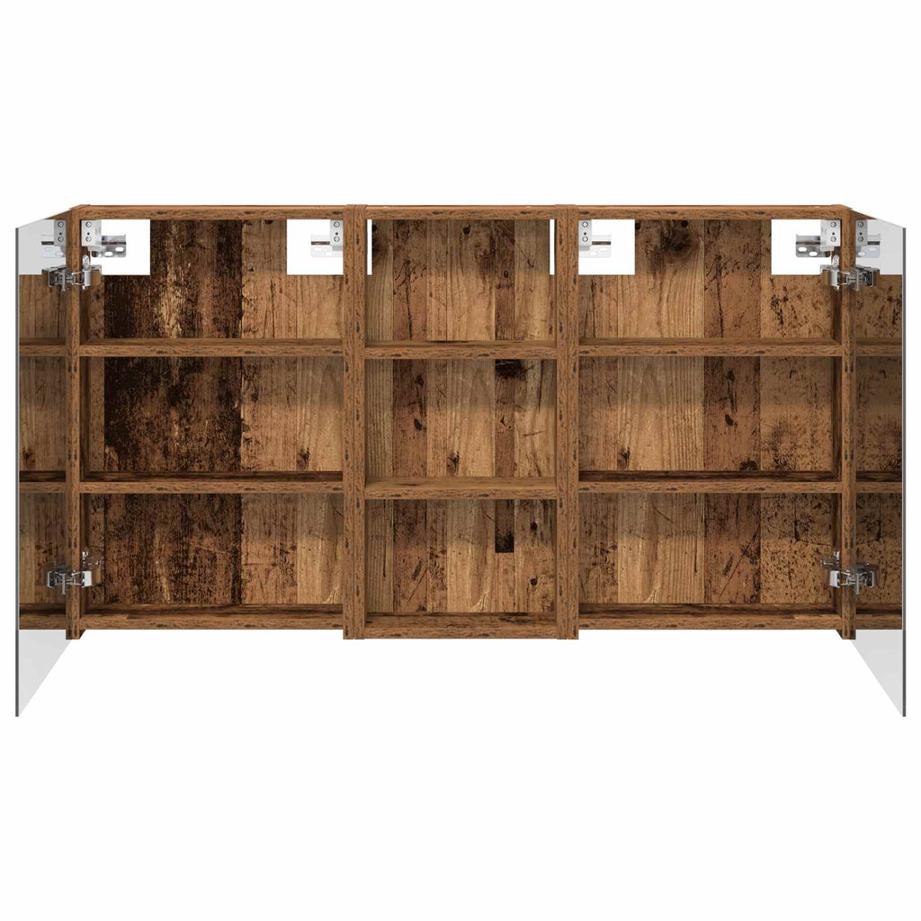 vidaXL Zestaw Szafek Łazienkowych z półką 3 pcs 110 x 10,5 x 60,5 cm