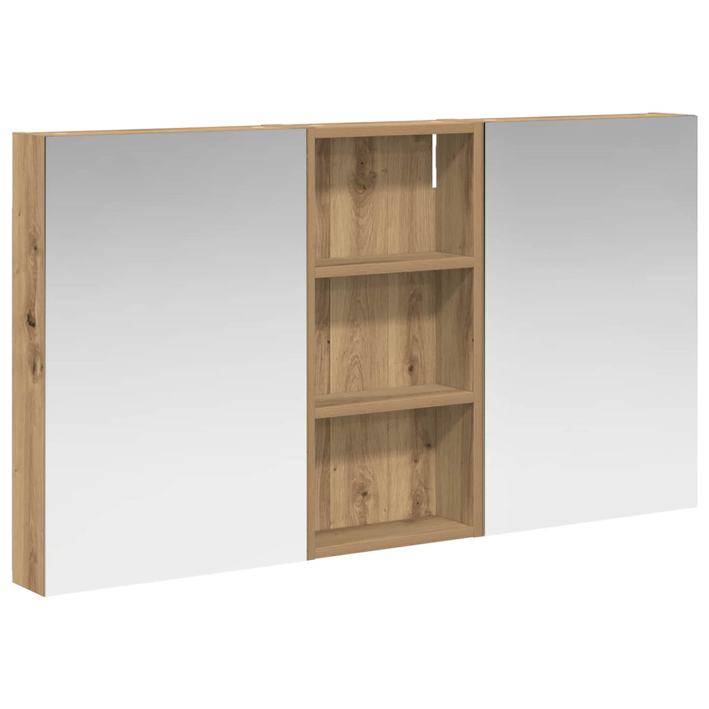 vidaXL Zestaw Szafek Łazienkowych z półką 3 pcs 110 x 10,5 x 60,5 cm