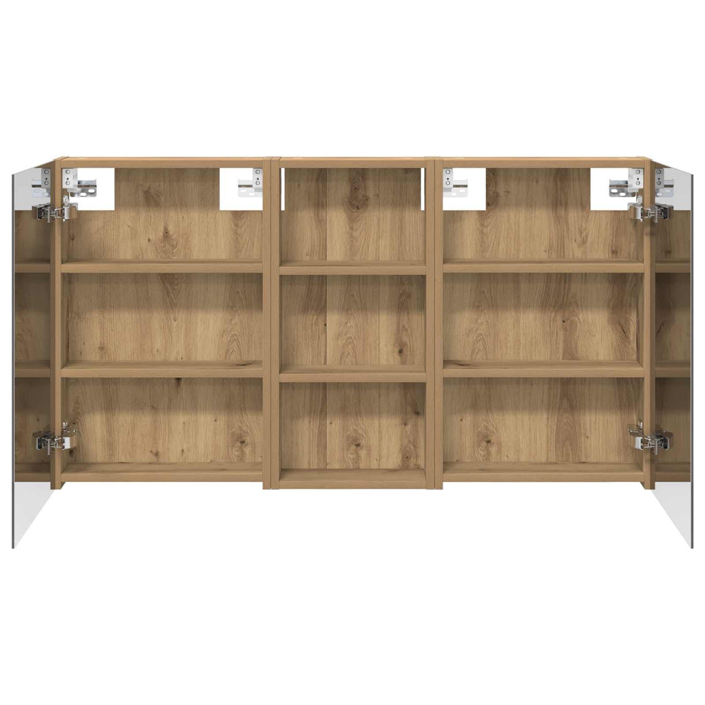 vidaXL Zestaw Szafek Łazienkowych z półką 3 pcs 110 x 10,5 x 60,5 cm