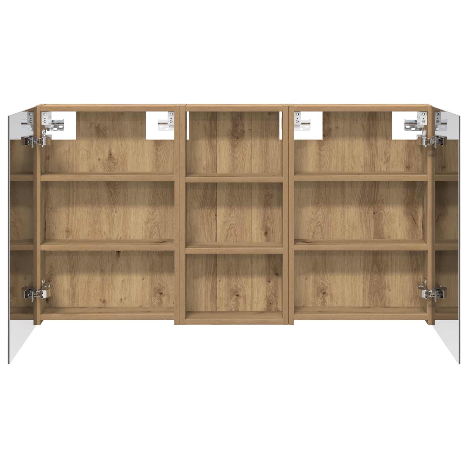 vidaXL Zestaw Szafek Łazienkowych z półką 3 pcs 110 x 10,5 x 60,5 cm