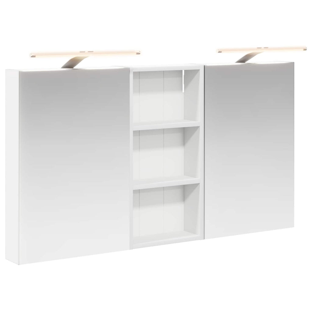 vidaXL Zestaw Szafek Łazienkowych z półką 3 pcs 110 x 10,5 x 60,5 cm
