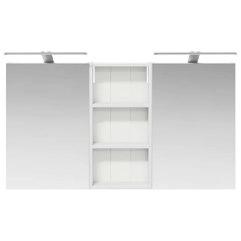 vidaXL Zestaw Szafek Łazienkowych z półką 3 pcs 110 x 10,5 x 60,5 cm