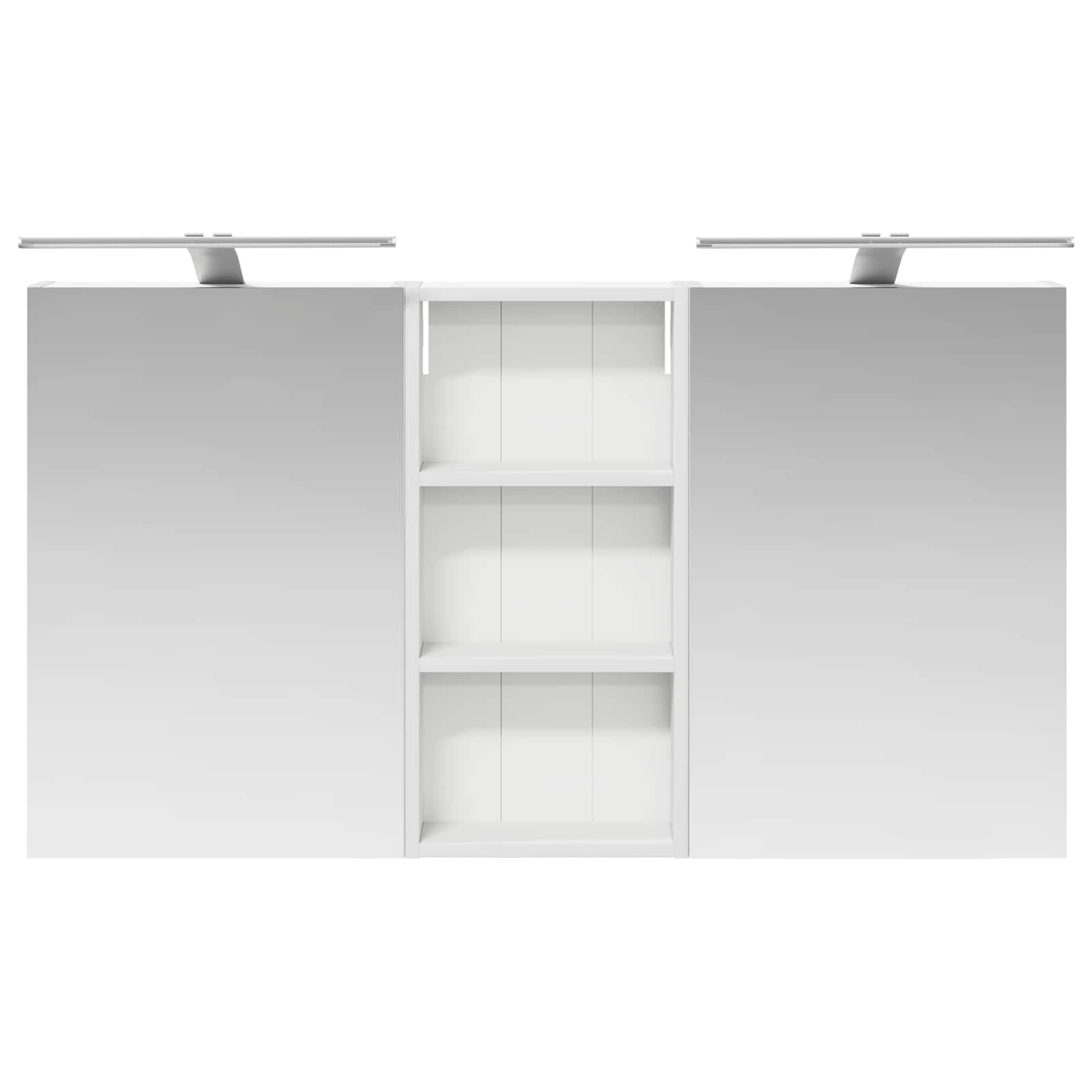 vidaXL Zestaw Szafek Łazienkowych z półką 3 pcs 110 x 10,5 x 60,5 cm