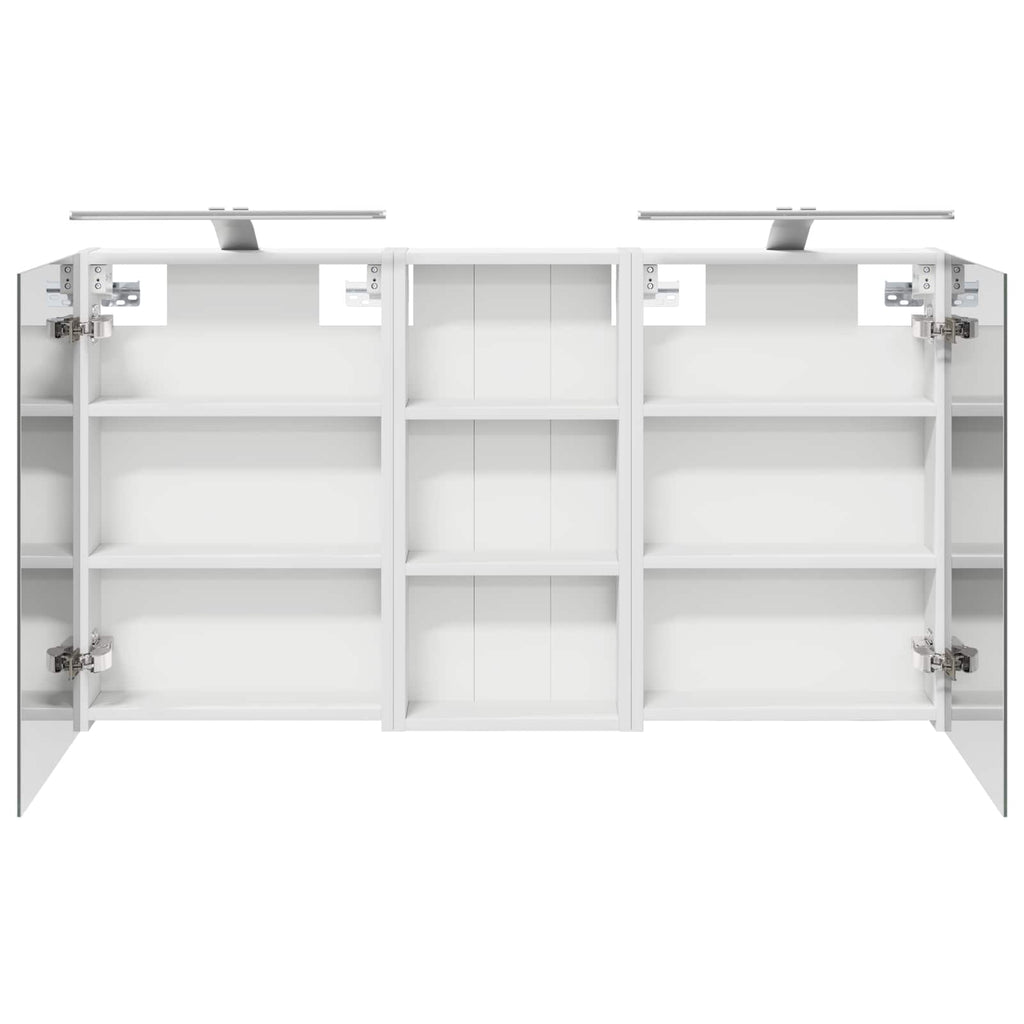 vidaXL Zestaw Szafek Łazienkowych z półką 3 pcs 110 x 10,5 x 60,5 cm