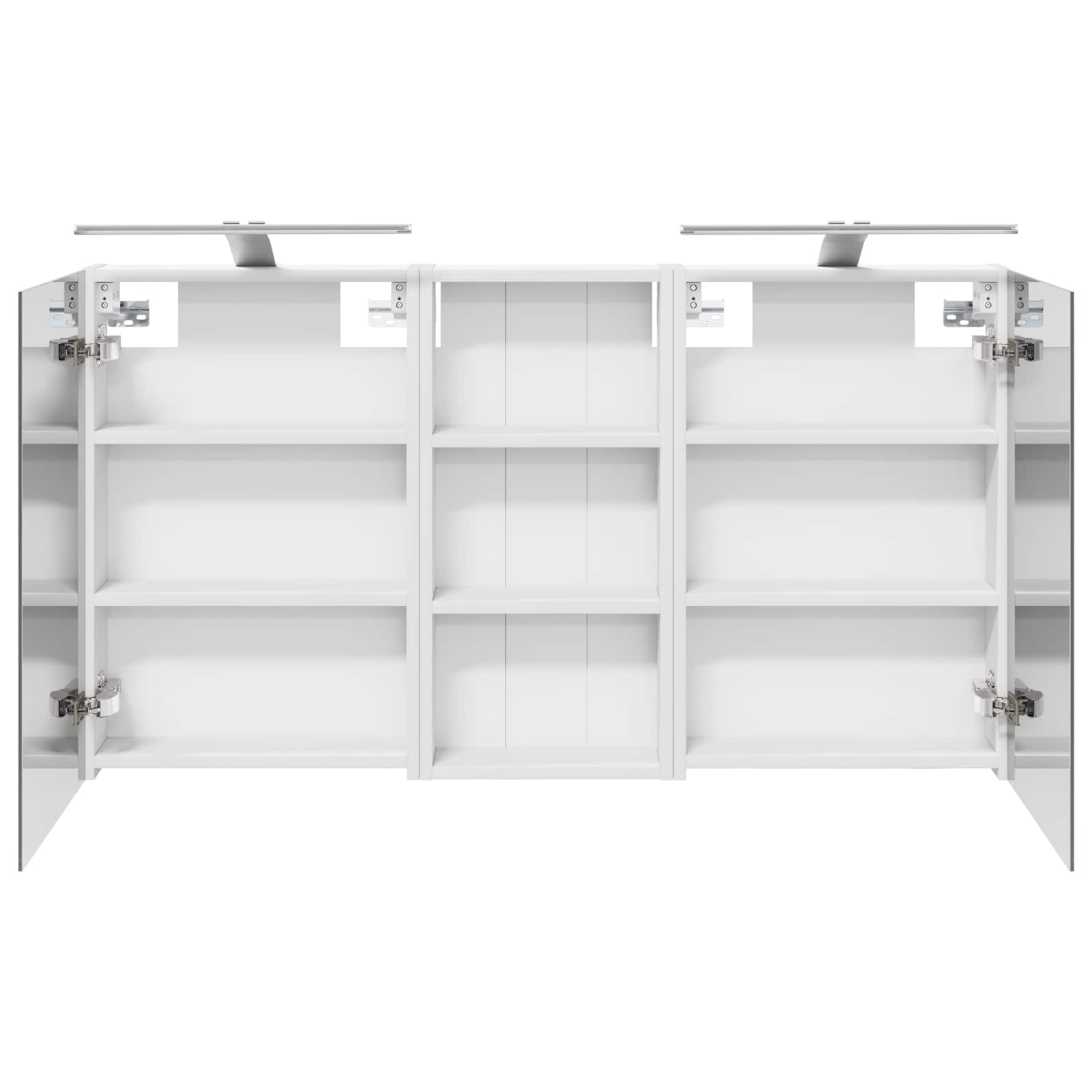 vidaXL Zestaw Szafek Łazienkowych z półką 3 pcs 110 x 10,5 x 60,5 cm