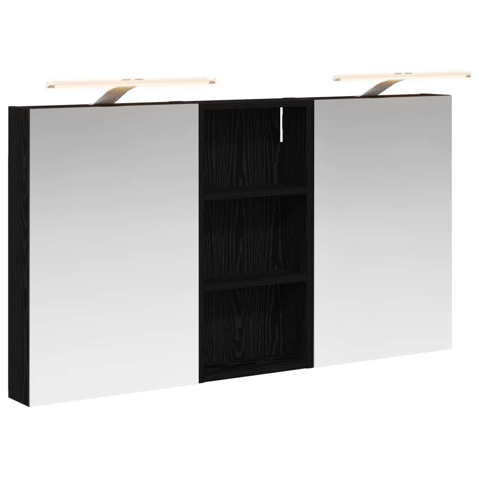 vidaXL Zestaw Szafek Łazienkowych z półką 3 pcs 110 x 10,5 x 60,5 cm