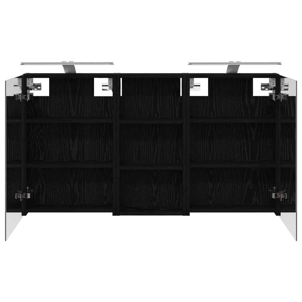vidaXL Zestaw Szafek Łazienkowych z półką 3 pcs 110 x 10,5 x 60,5 cm