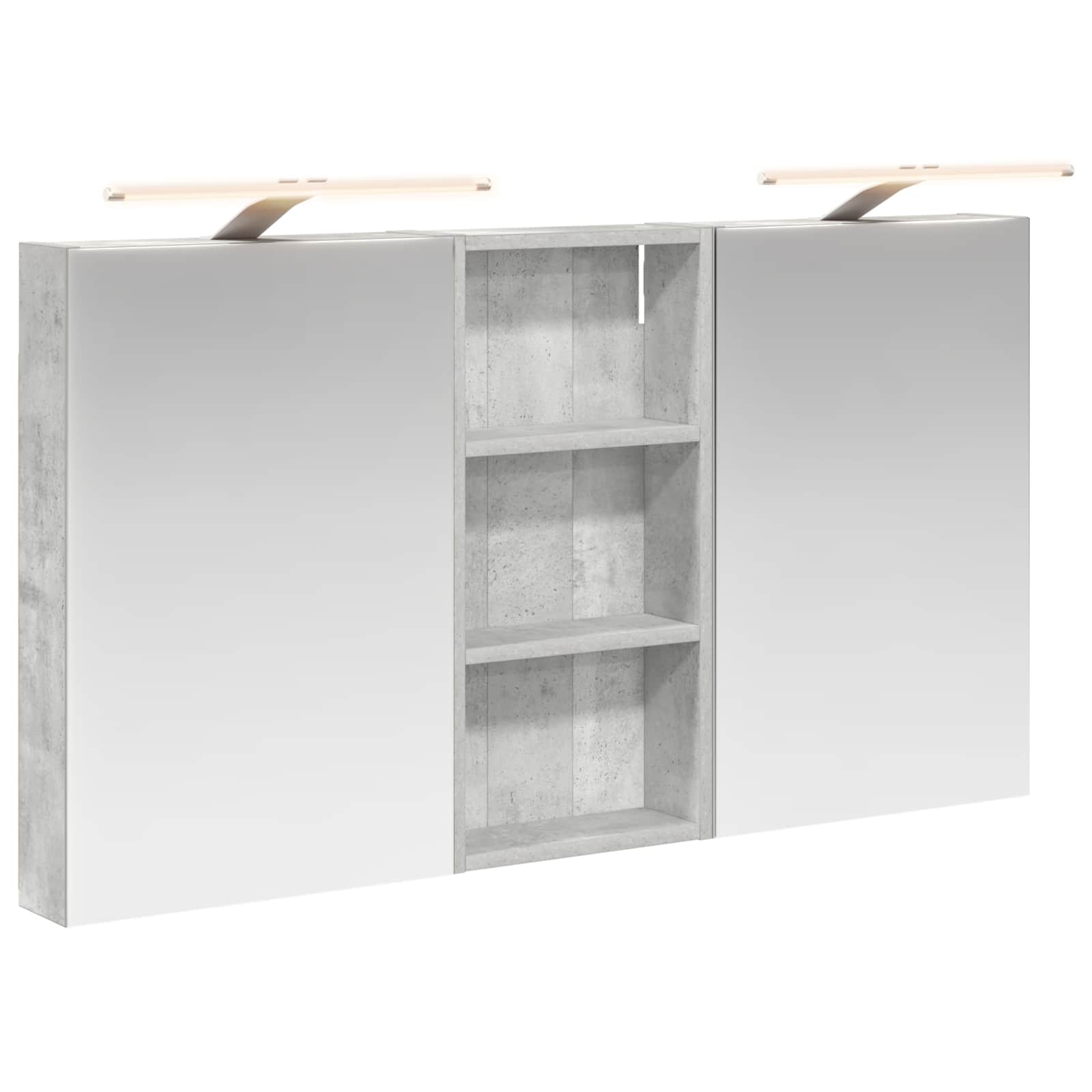 vidaXL Zestaw Szafek Łazienkowych z półką 3 pcs 110 x 10,5 x 60,5 cm