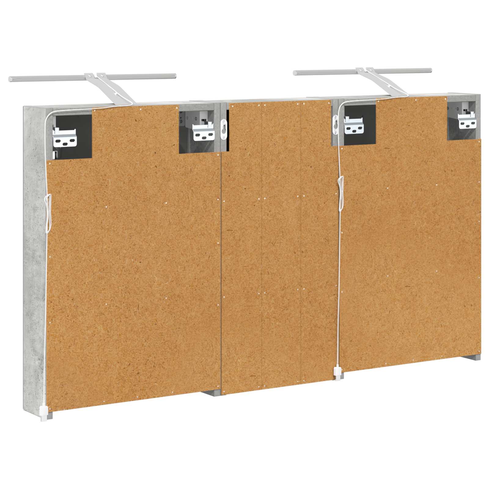 vidaXL Zestaw Szafek Łazienkowych z półką 3 pcs 110 x 10,5 x 60,5 cm