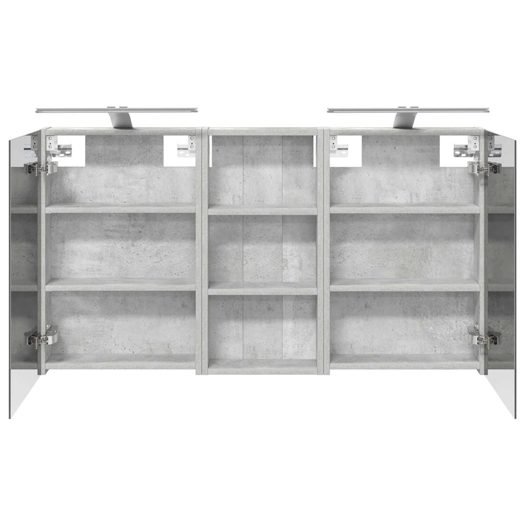vidaXL Zestaw Szafek Łazienkowych z półką 3 pcs 110 x 10,5 x 60,5 cm