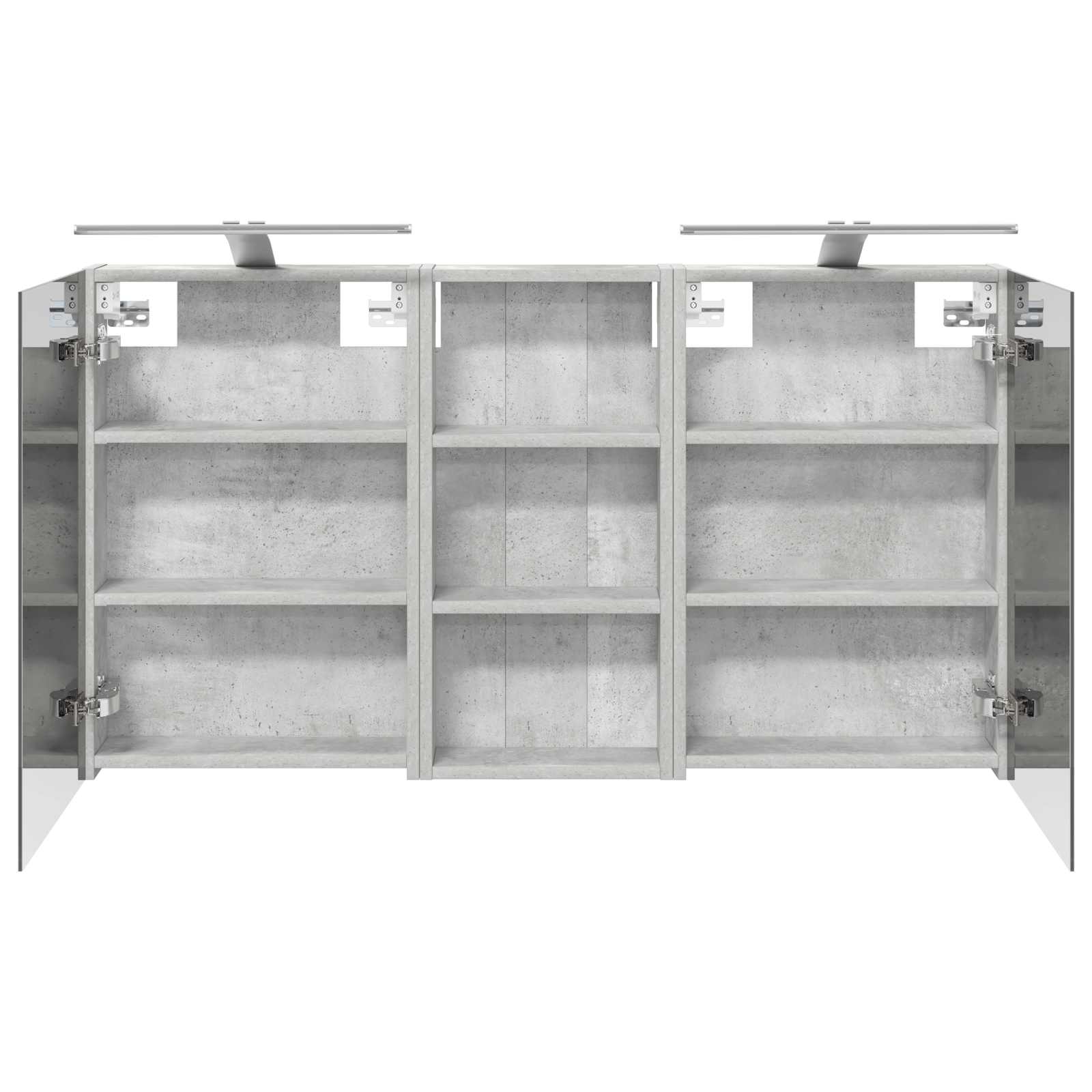 vidaXL Zestaw Szafek Łazienkowych z półką 3 pcs 110 x 10,5 x 60,5 cm