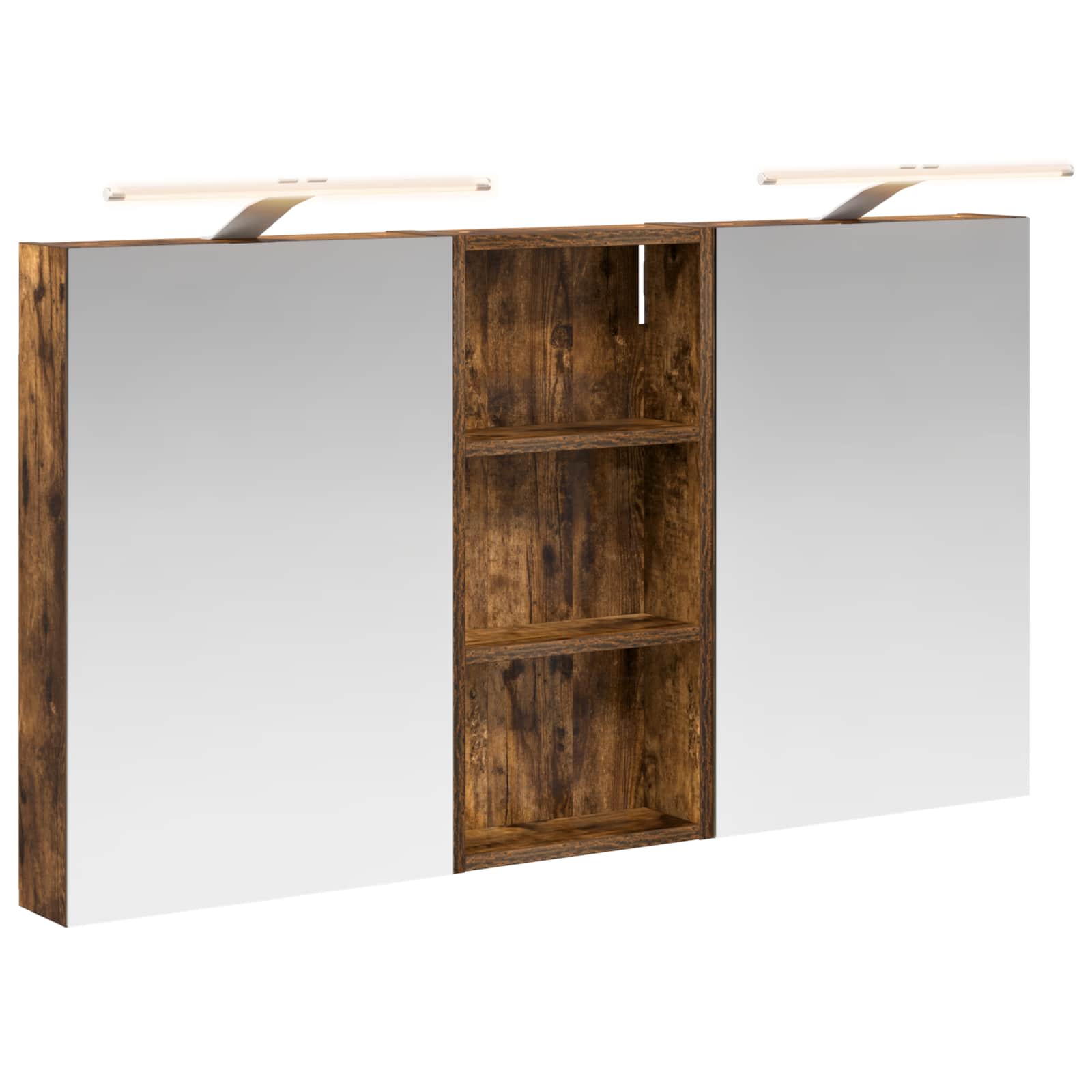 vidaXL Zestaw Szafek Łazienkowych z półką 3 pcs 110 x 10,5 x 60,5 cm