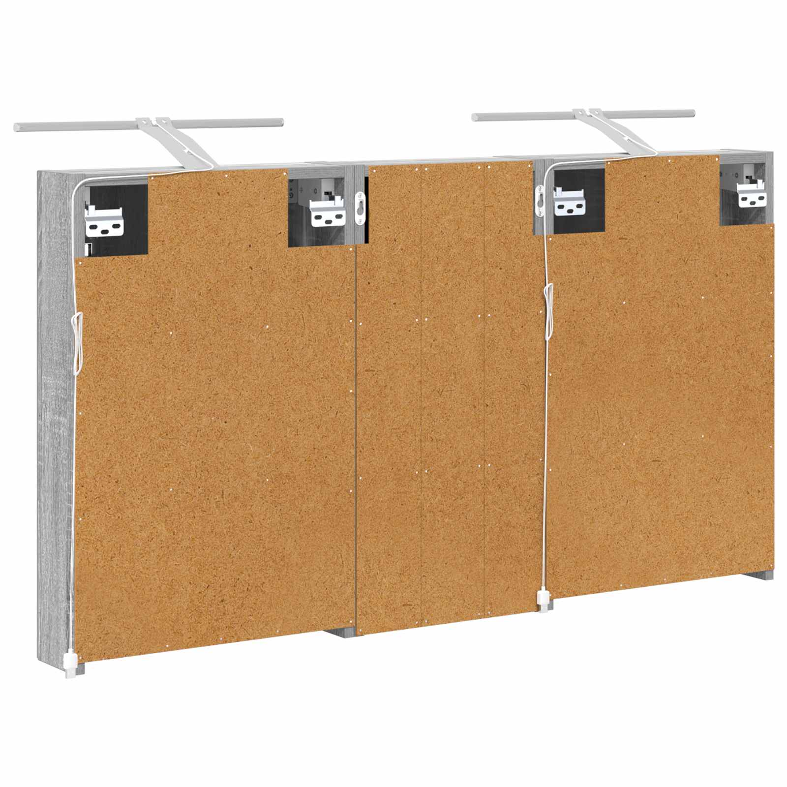 vidaXL Zestaw Szafek Łazienkowych z półką 3 pcs 110 x 10,5 x 60,5 cm