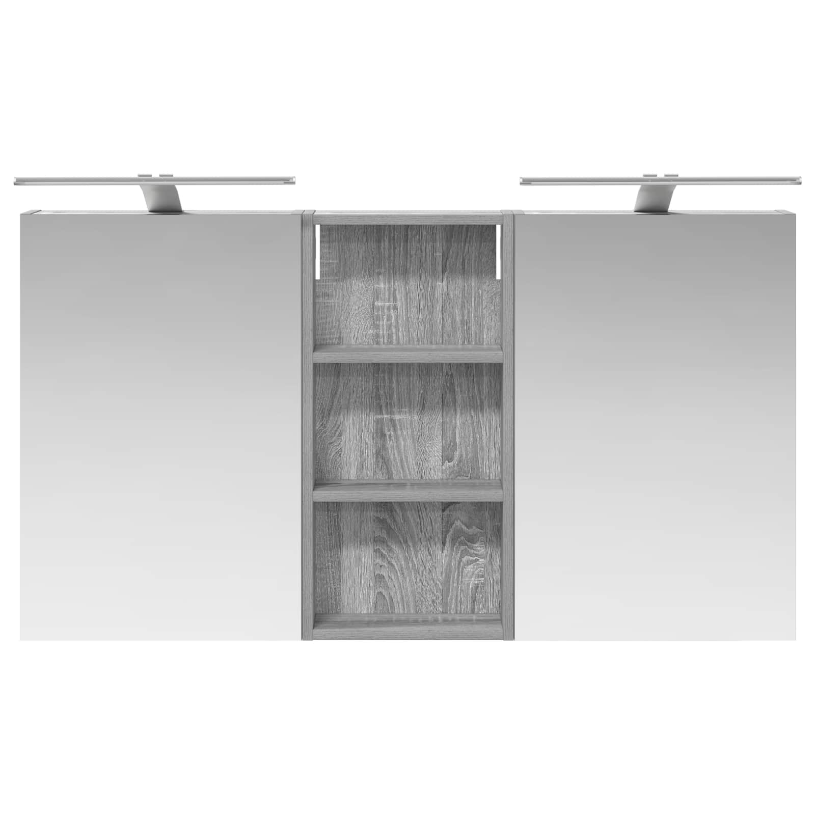 vidaXL Zestaw Szafek Łazienkowych z półką 3 pcs 110 x 10,5 x 60,5 cm