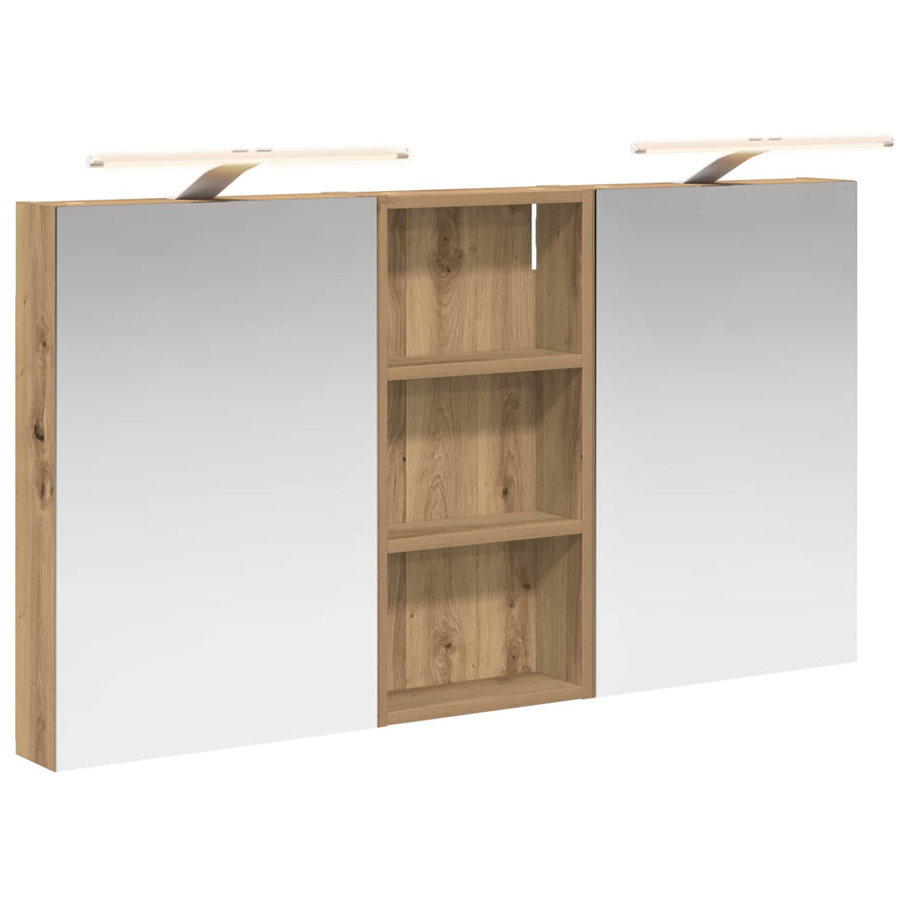 vidaXL Zestaw Szafek Łazienkowych z półką 3 pcs 110 x 10,5 x 60,5 cm