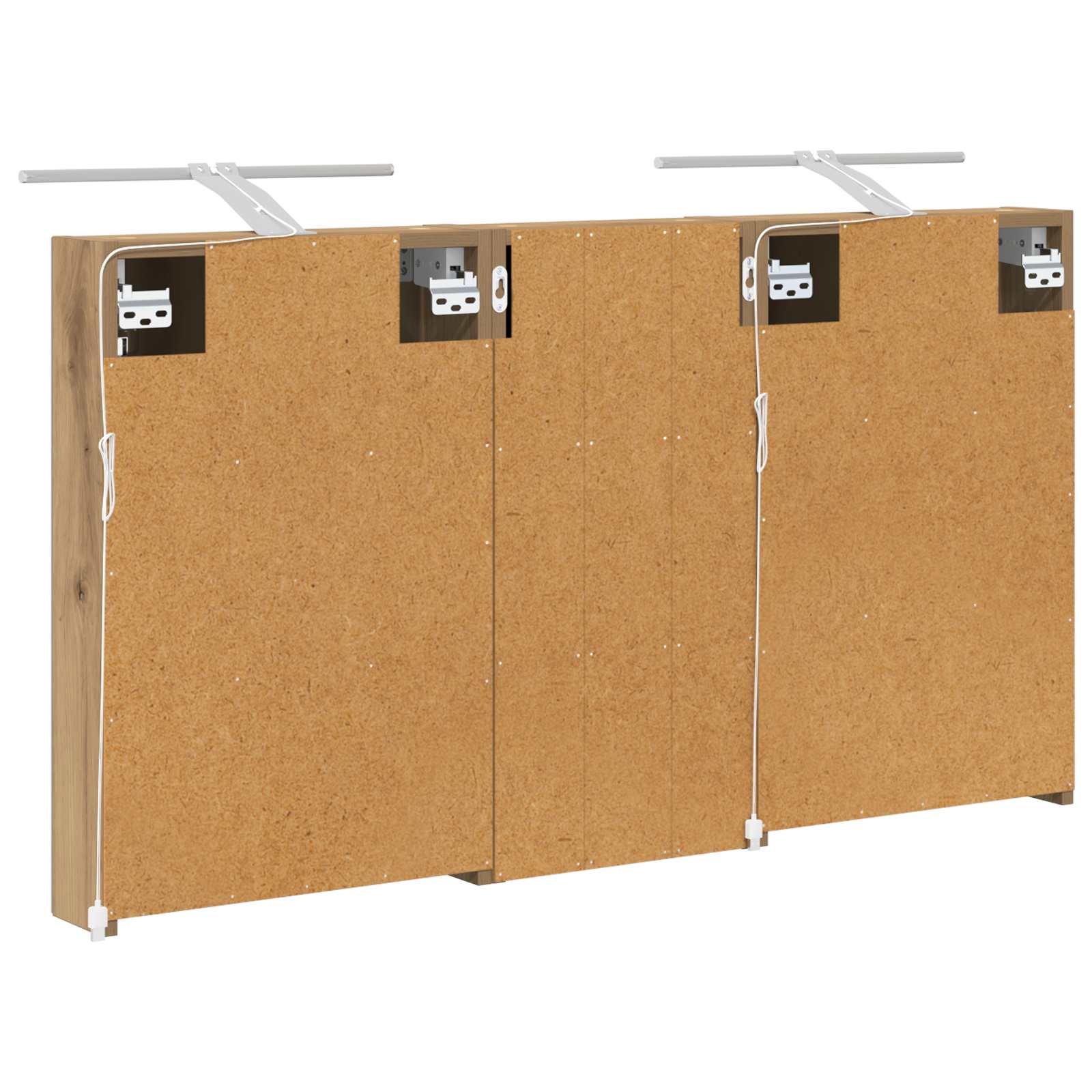 vidaXL Zestaw Szafek Łazienkowych z półką 3 pcs 110 x 10,5 x 60,5 cm