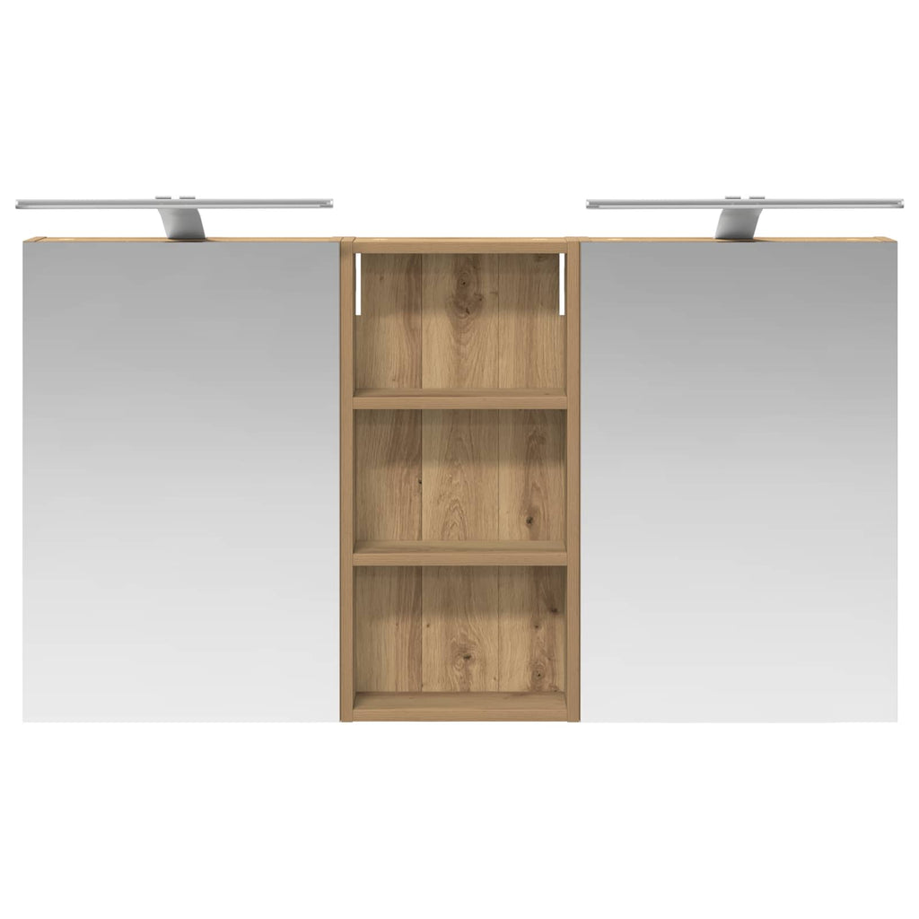 vidaXL Zestaw Szafek Łazienkowych z półką 3 pcs 110 x 10,5 x 60,5 cm