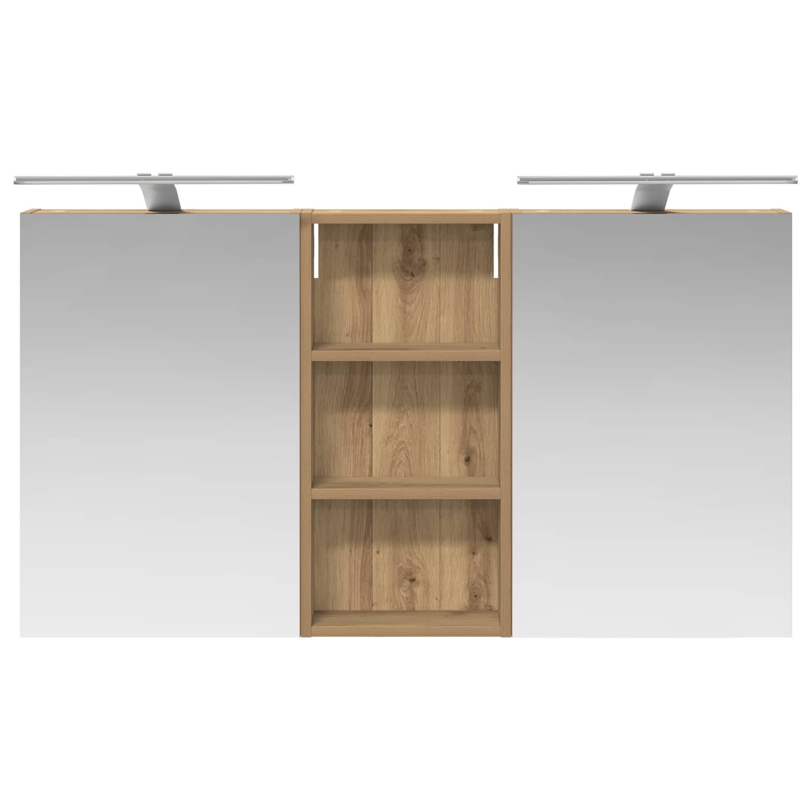 vidaXL Zestaw Szafek Łazienkowych z półką 3 pcs 110 x 10,5 x 60,5 cm