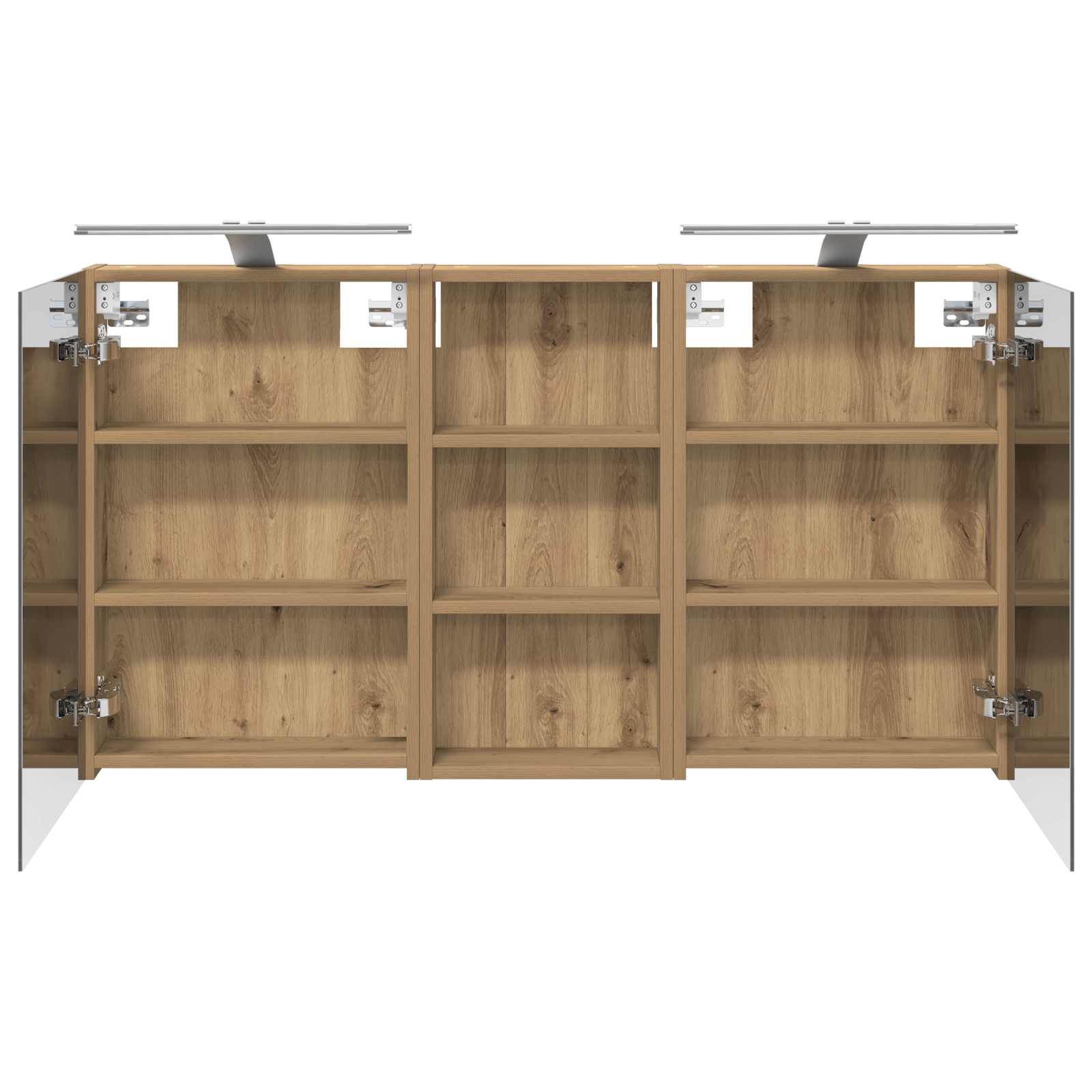 vidaXL Zestaw Szafek Łazienkowych z półką 3 pcs 110 x 10,5 x 60,5 cm