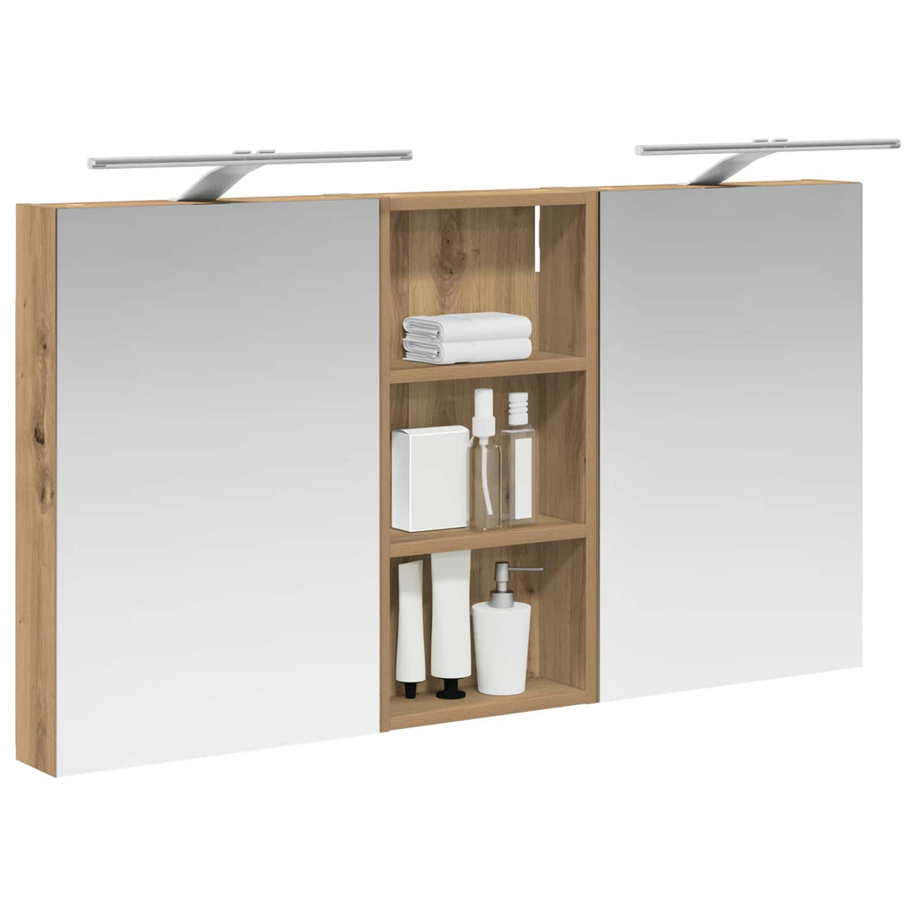 vidaXL Zestaw Szafek Łazienkowych z półką 3 pcs 110 x 10,5 x 60,5 cm