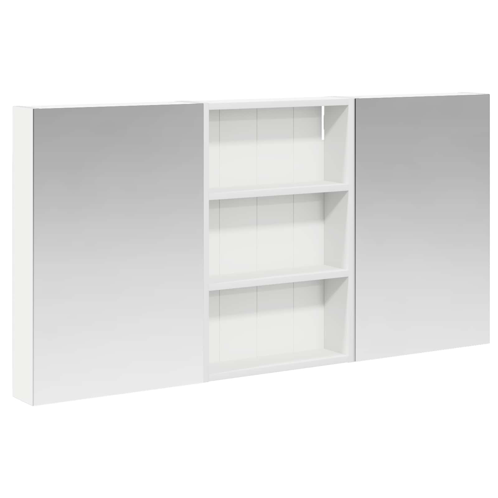 vidaXL Zestaw Szafek Łazienkowych z półką 3 pcs 120 x 10,5 x 60,5 cm
