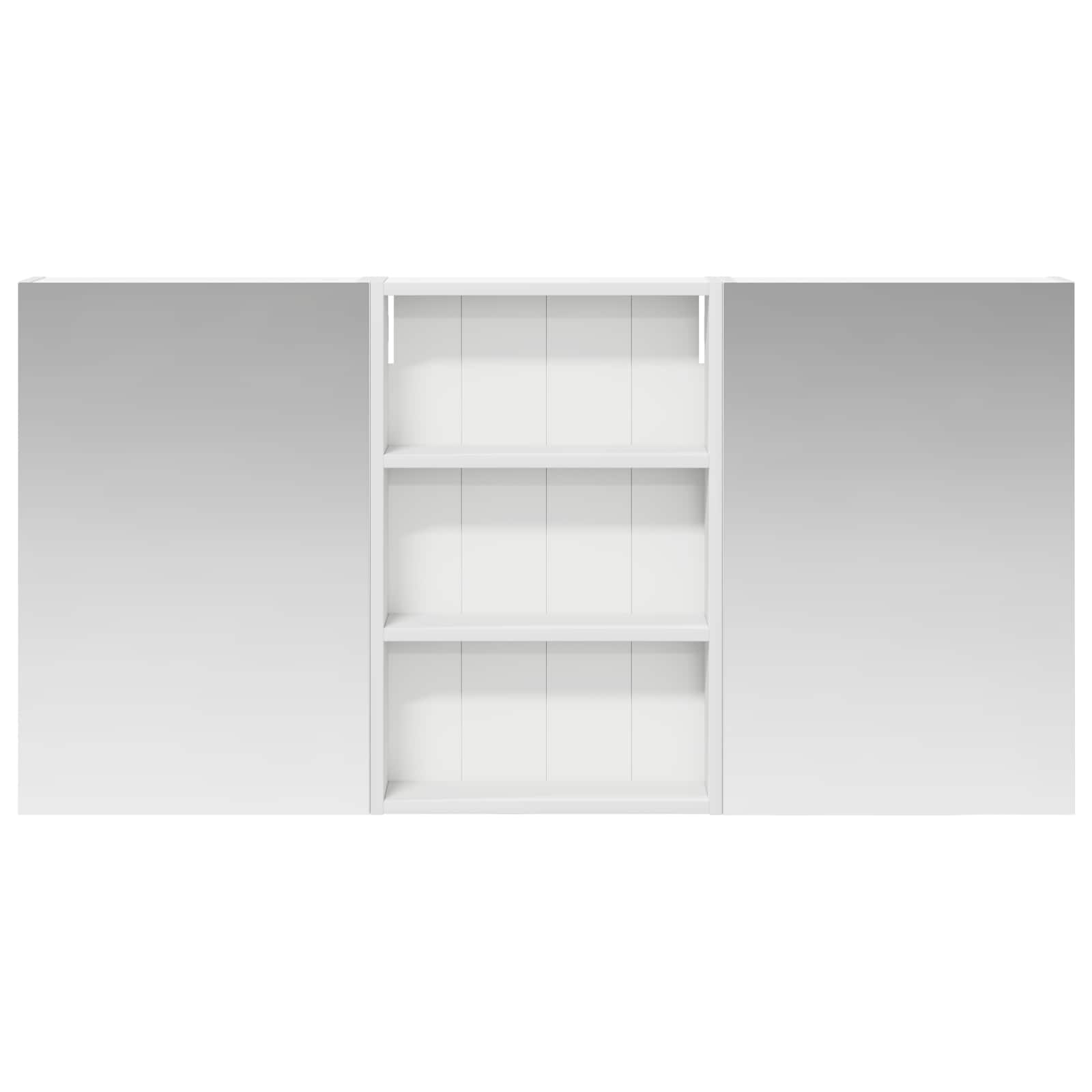vidaXL Zestaw Szafek Łazienkowych z półką 3 pcs 120 x 10,5 x 60,5 cm