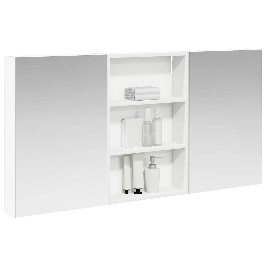 vidaXL Zestaw Szafek Łazienkowych z półką 3 pcs 120 x 10,5 x 60,5 cm