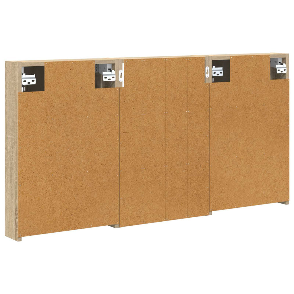 vidaXL Zestaw Szafek Łazienkowych z półką 3 pcs 120 x 10,5 x 60,5 cm