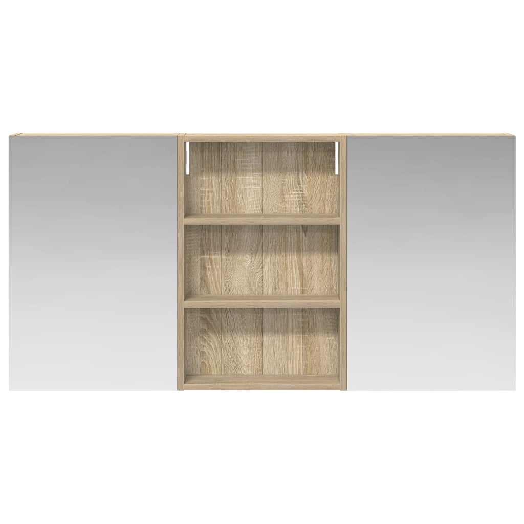 vidaXL Zestaw Szafek Łazienkowych z półką 3 pcs 120 x 10,5 x 60,5 cm