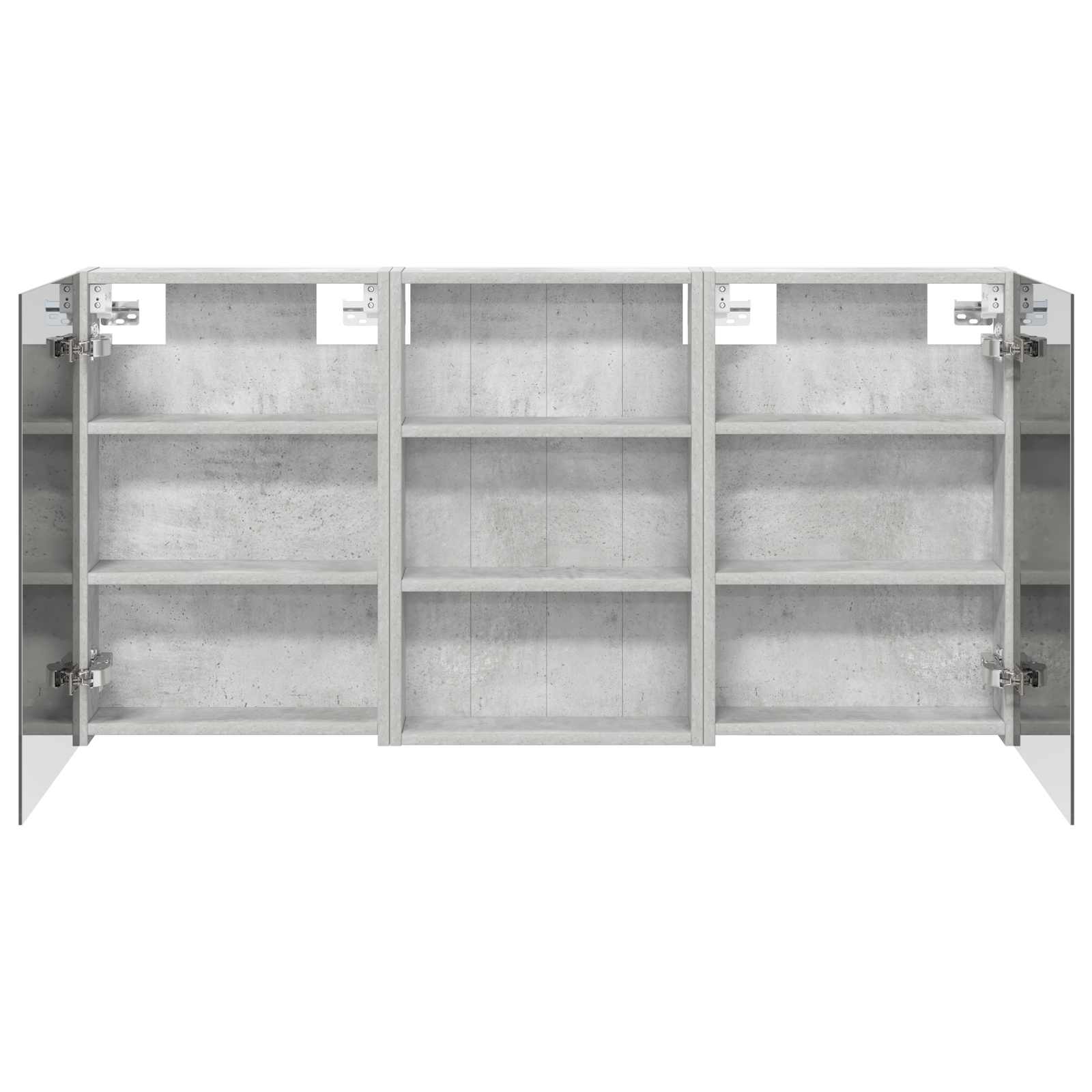 vidaXL Zestaw Szafek Łazienkowych z półką 3 pcs 120 x 10,5 x 60,5 cm