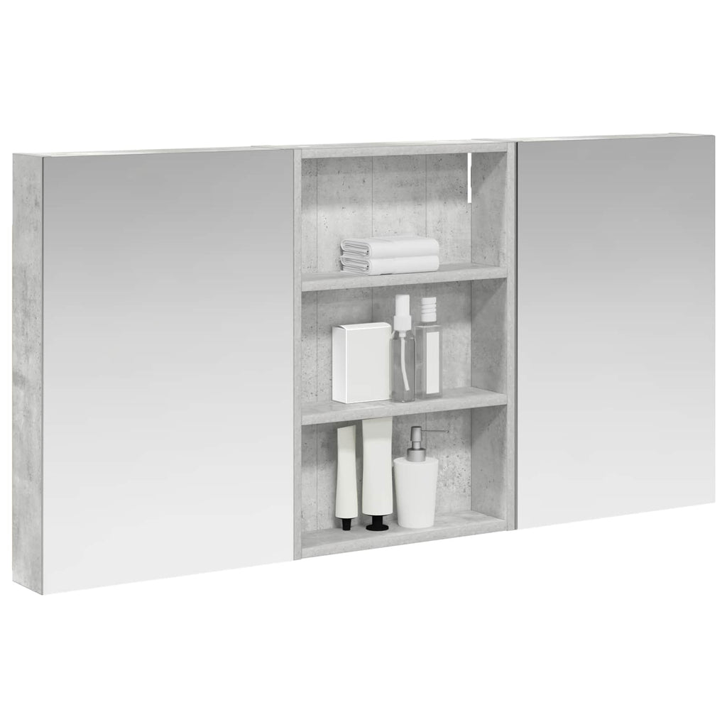 vidaXL Zestaw Szafek Łazienkowych z półką 3 pcs 120 x 10,5 x 60,5 cm