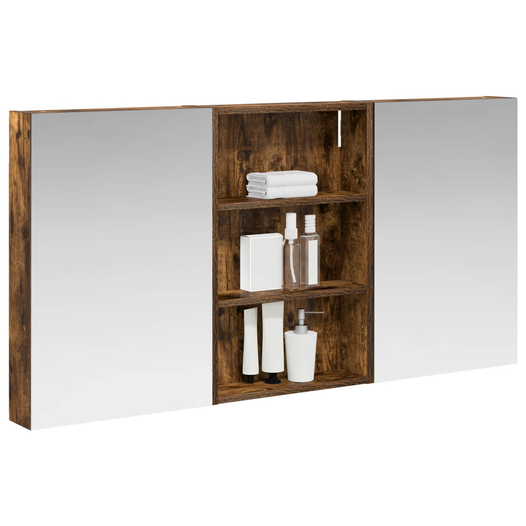 vidaXL Zestaw Szafek Łazienkowych z półką 3 pcs 120 x 10,5 x 60,5 cm