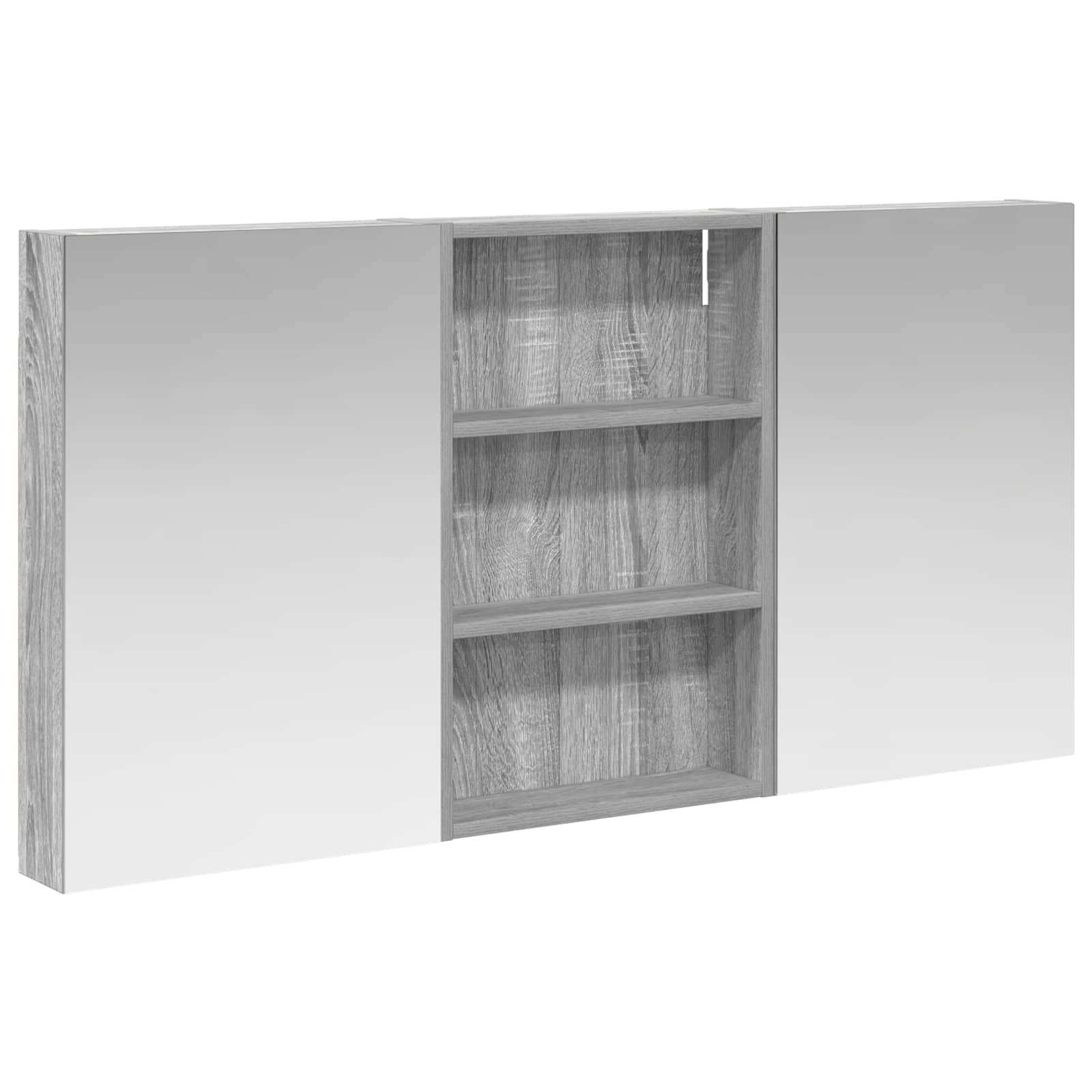 vidaXL Zestaw Szafek Łazienkowych z półką 3 pcs 120 x 10,5 x 60,5 cm