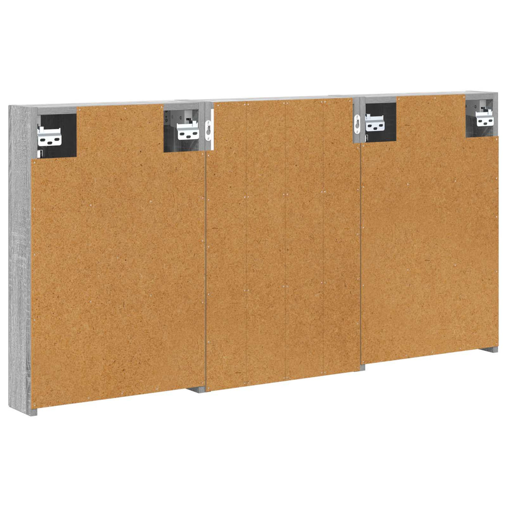 vidaXL Zestaw Szafek Łazienkowych z półką 3 pcs 120 x 10,5 x 60,5 cm