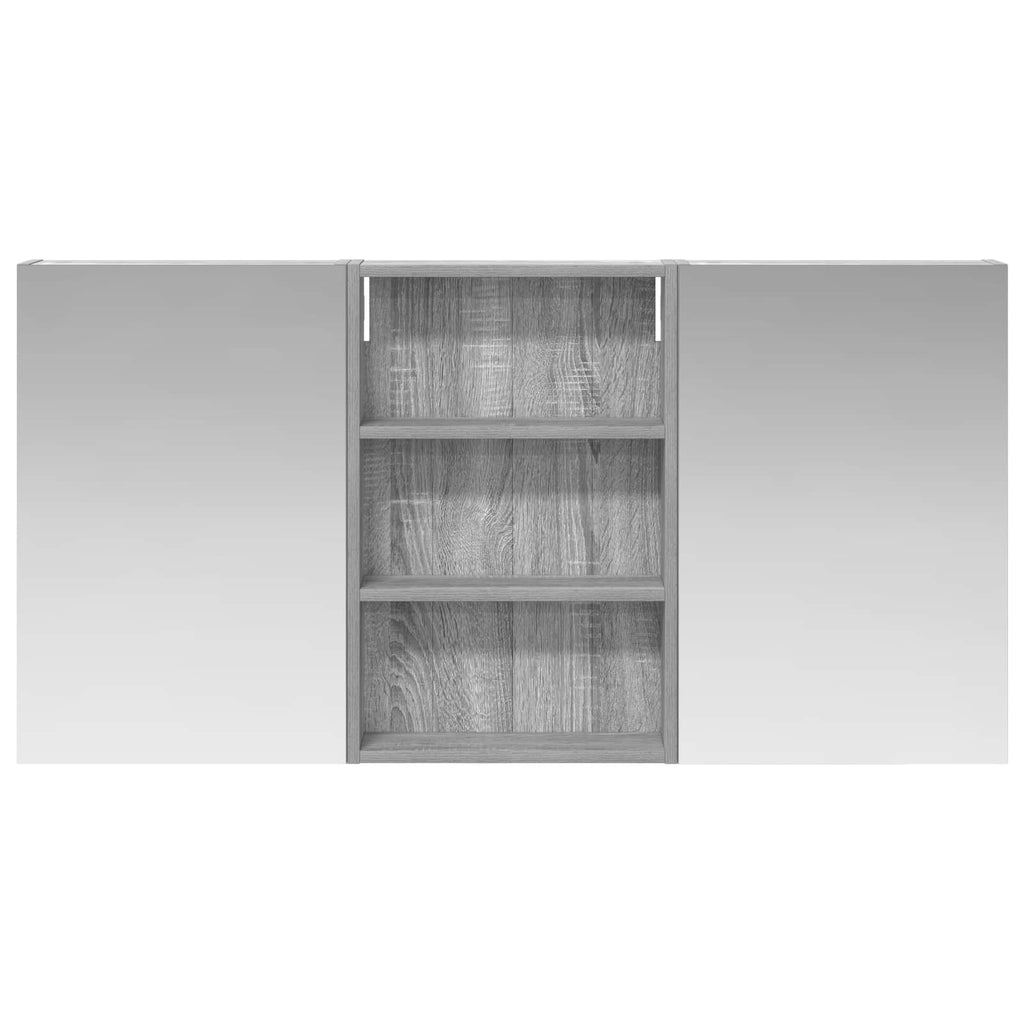vidaXL Zestaw Szafek Łazienkowych z półką 3 pcs 120 x 10,5 x 60,5 cm