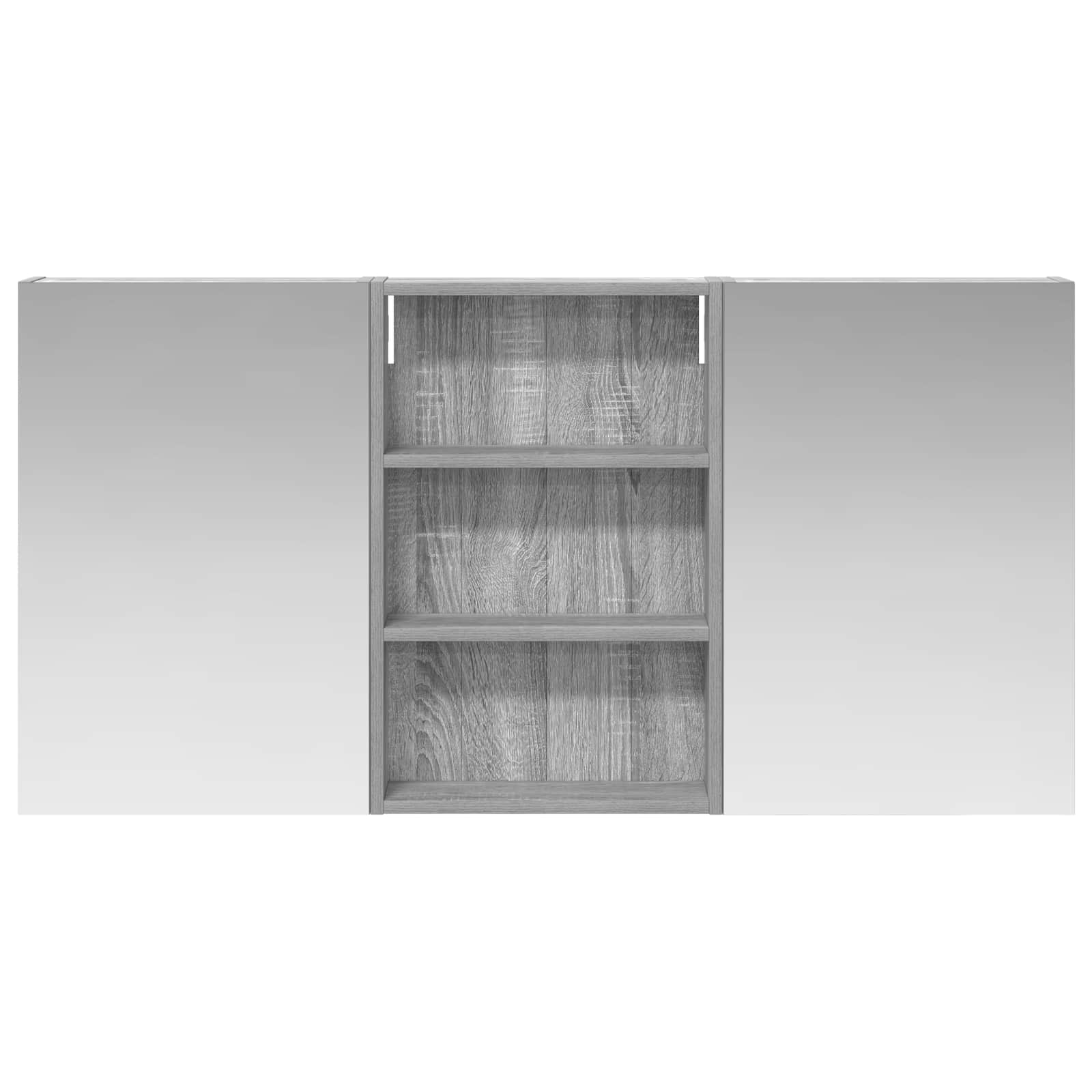 vidaXL Zestaw Szafek Łazienkowych z półką 3 pcs 120 x 10,5 x 60,5 cm